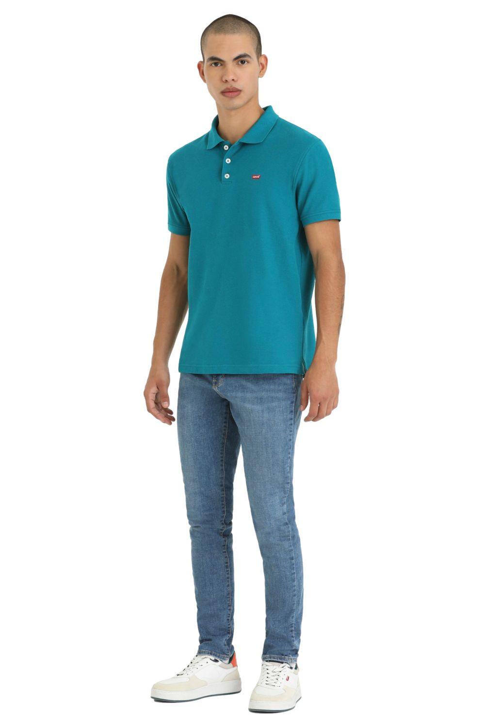 Polera Hombre Hm Polo Classic Verde Levis A0229-0040-3