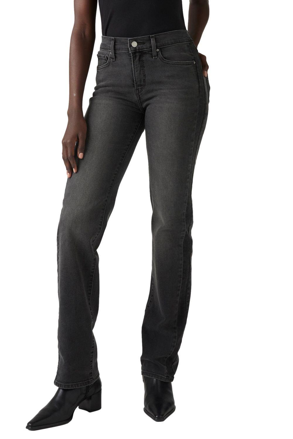 Jeans Mujer 314 Straight Pieced Negro Levis 001PY-0001-0