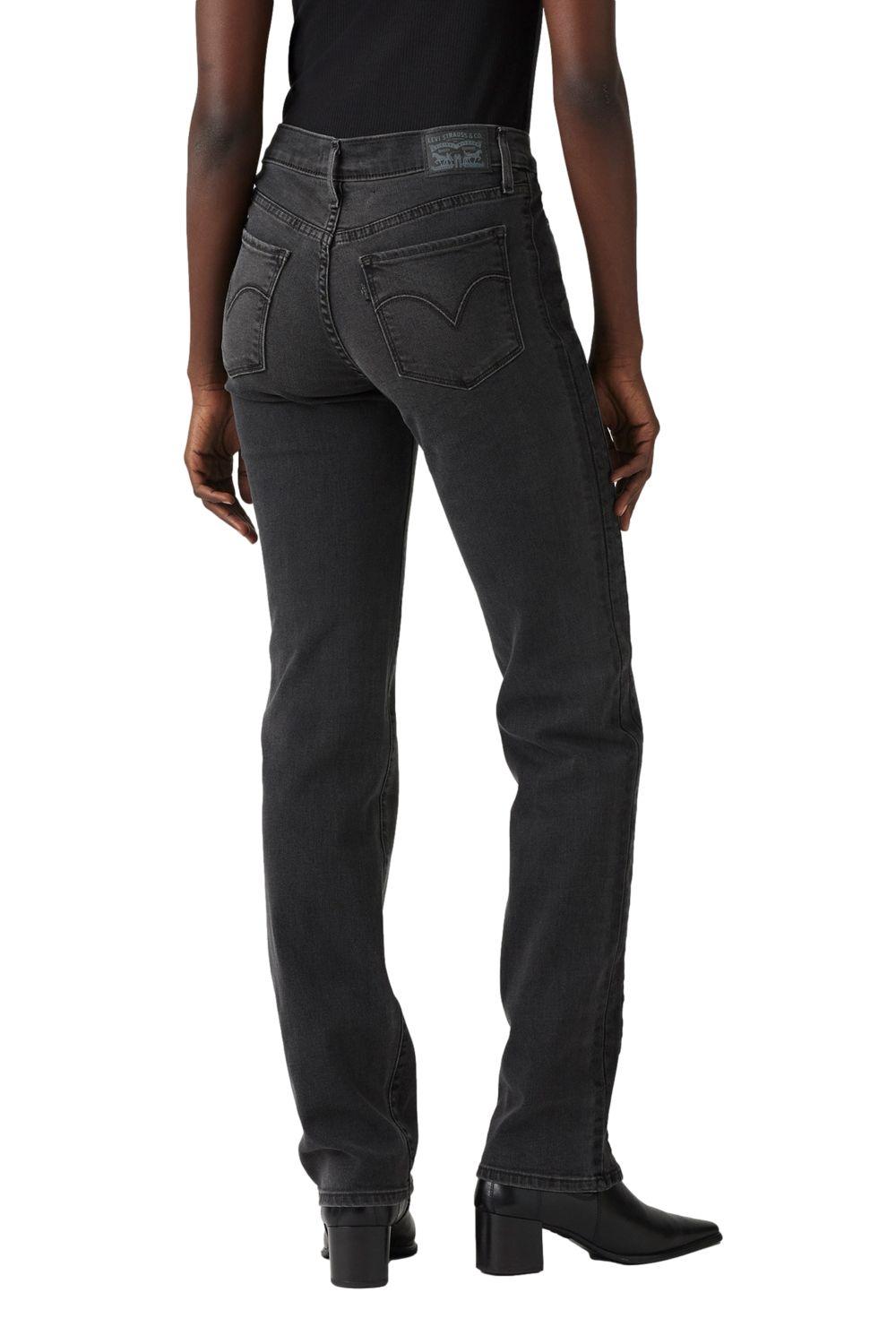 Jeans Mujer 314 Straight Pieced Negro Levis 001PY-0001-2