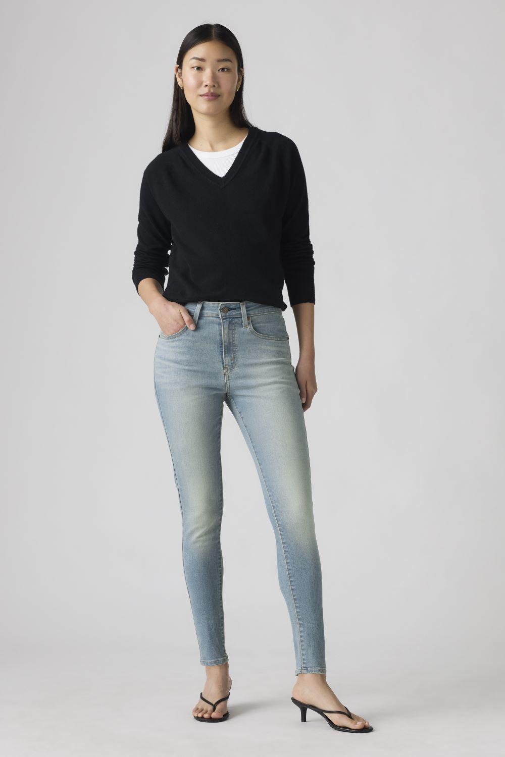Jeans Mujer 721 High Rise Skinny Celeste Levis 18882-0887-0