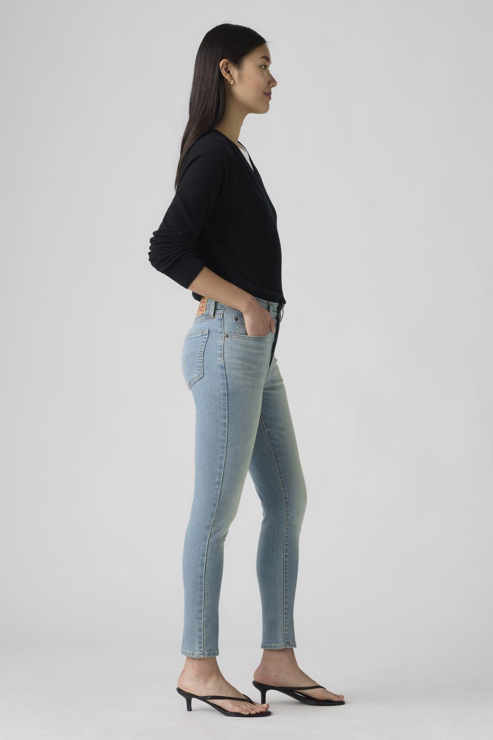 Jeans Mujer 721 High Rise Skinny Celeste Levis 18882-0887-1