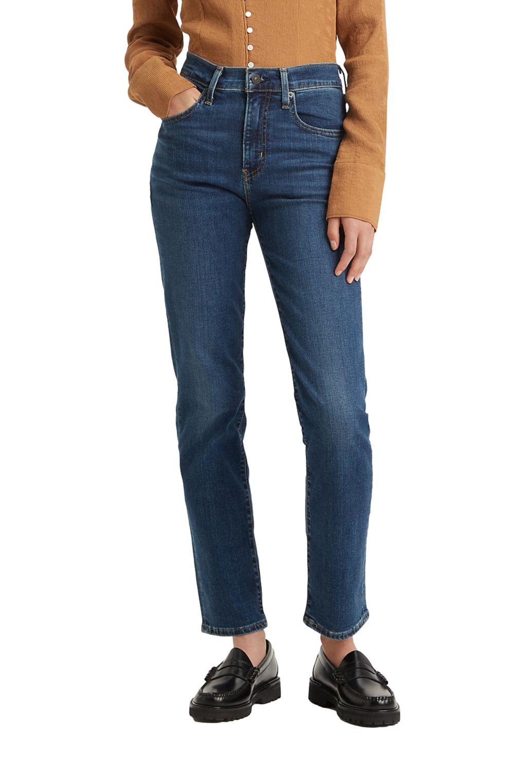 Jeans Mujer 724 High Rise Straight Azul Levis 18883-0207-0
