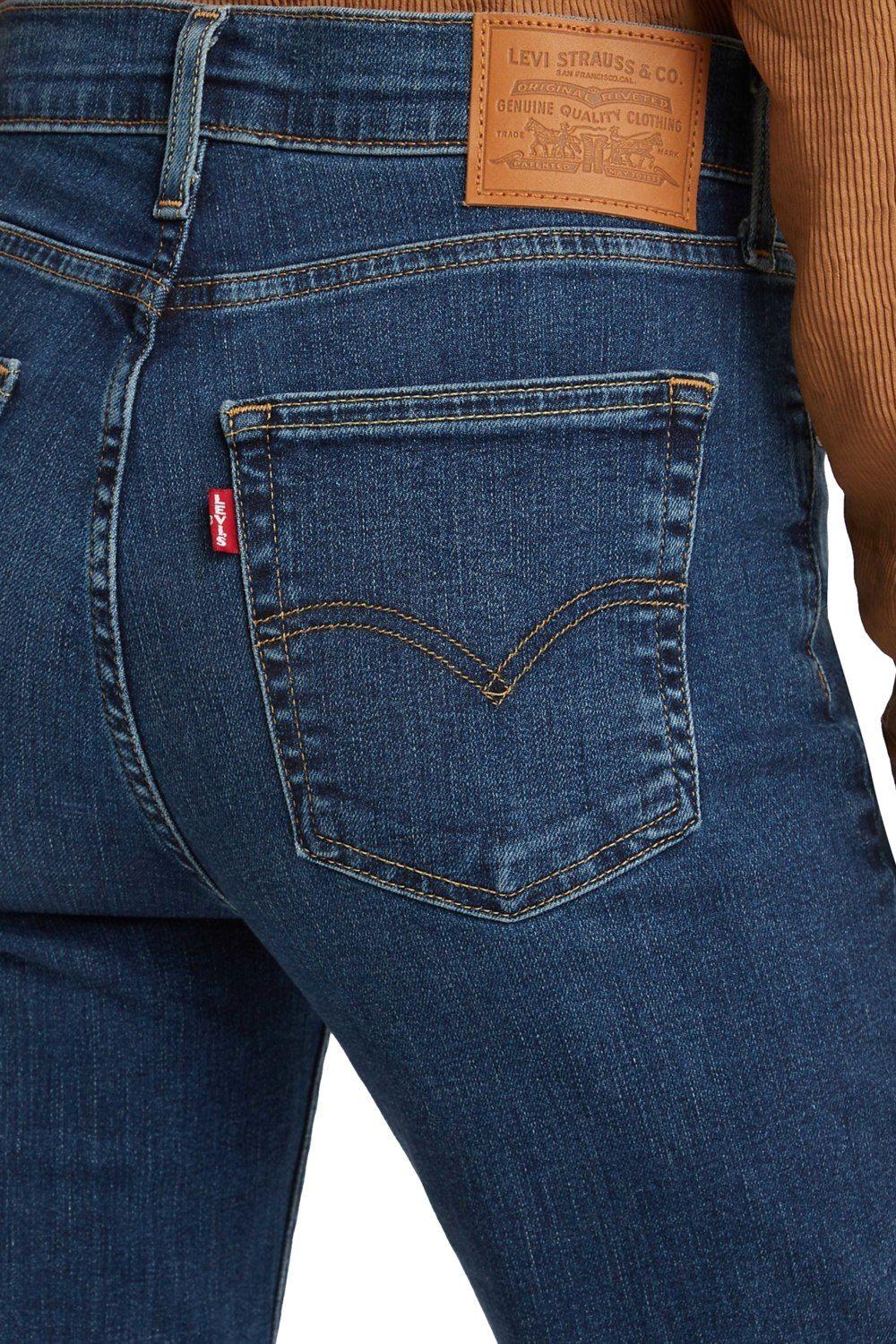 Jeans Mujer 724 High Rise Straight Azul Levis 18883-0207-4