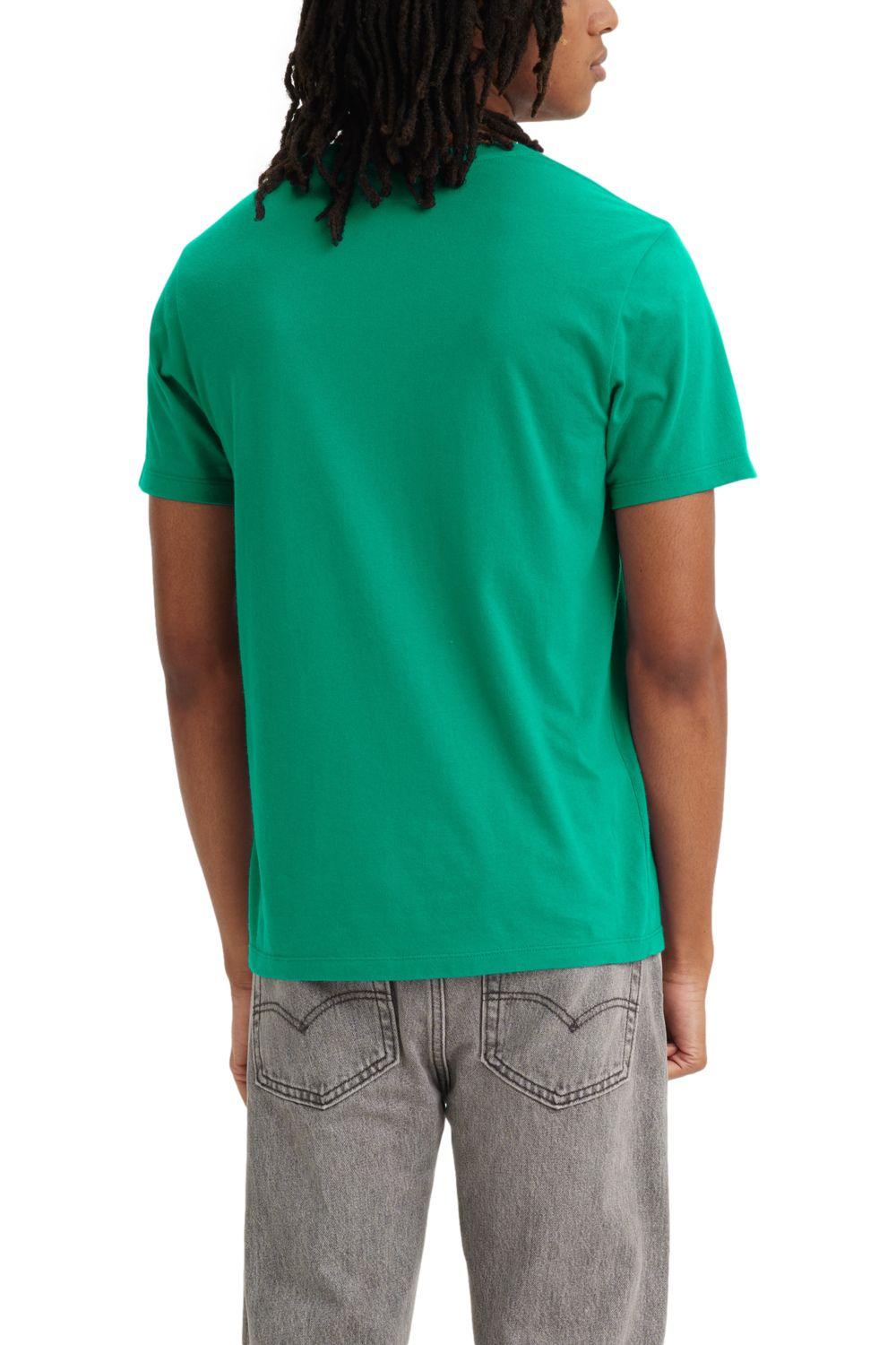 Polera Hombre Cuello Redondo Verde Levis 22491-1415-1