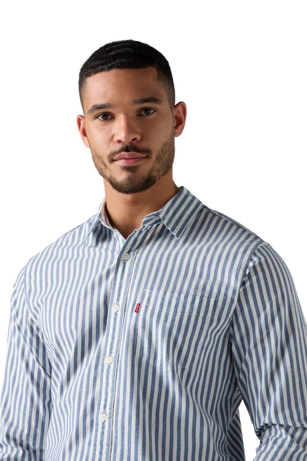Camisa Hombre Classic 1 Pkt Standard Celeste Levis 85748-0389-3