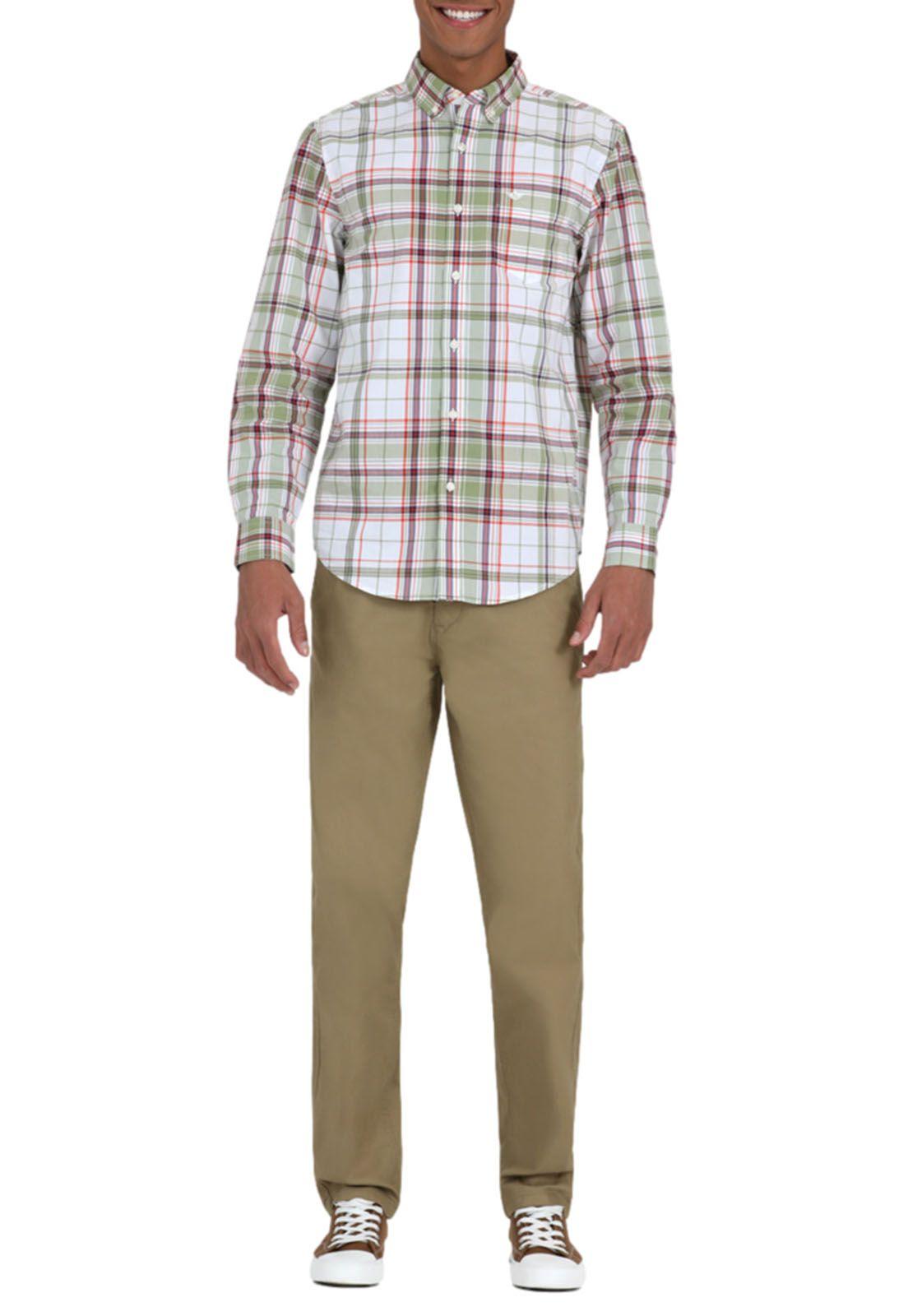 Pantalón Casual Chino Slim Fit Khaki-3