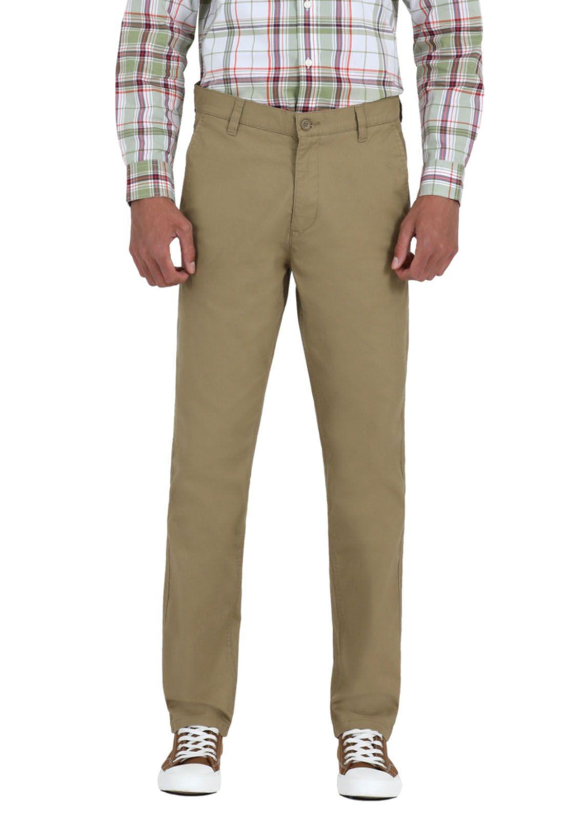 Pantalón Casual Chino Slim Fit Khaki-0