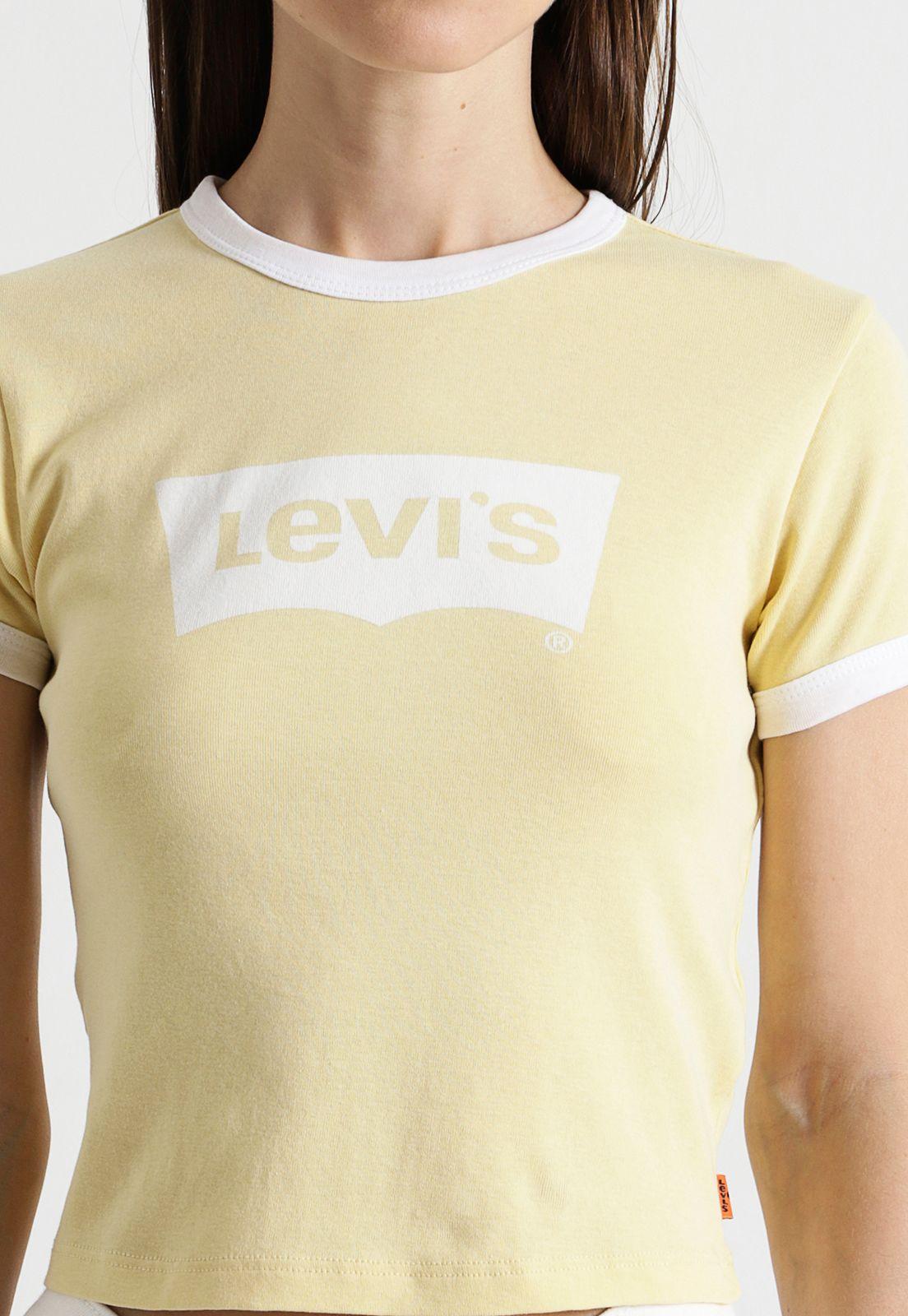 Polera Mujer Lisa Amarilla Levis A3523-0011-1