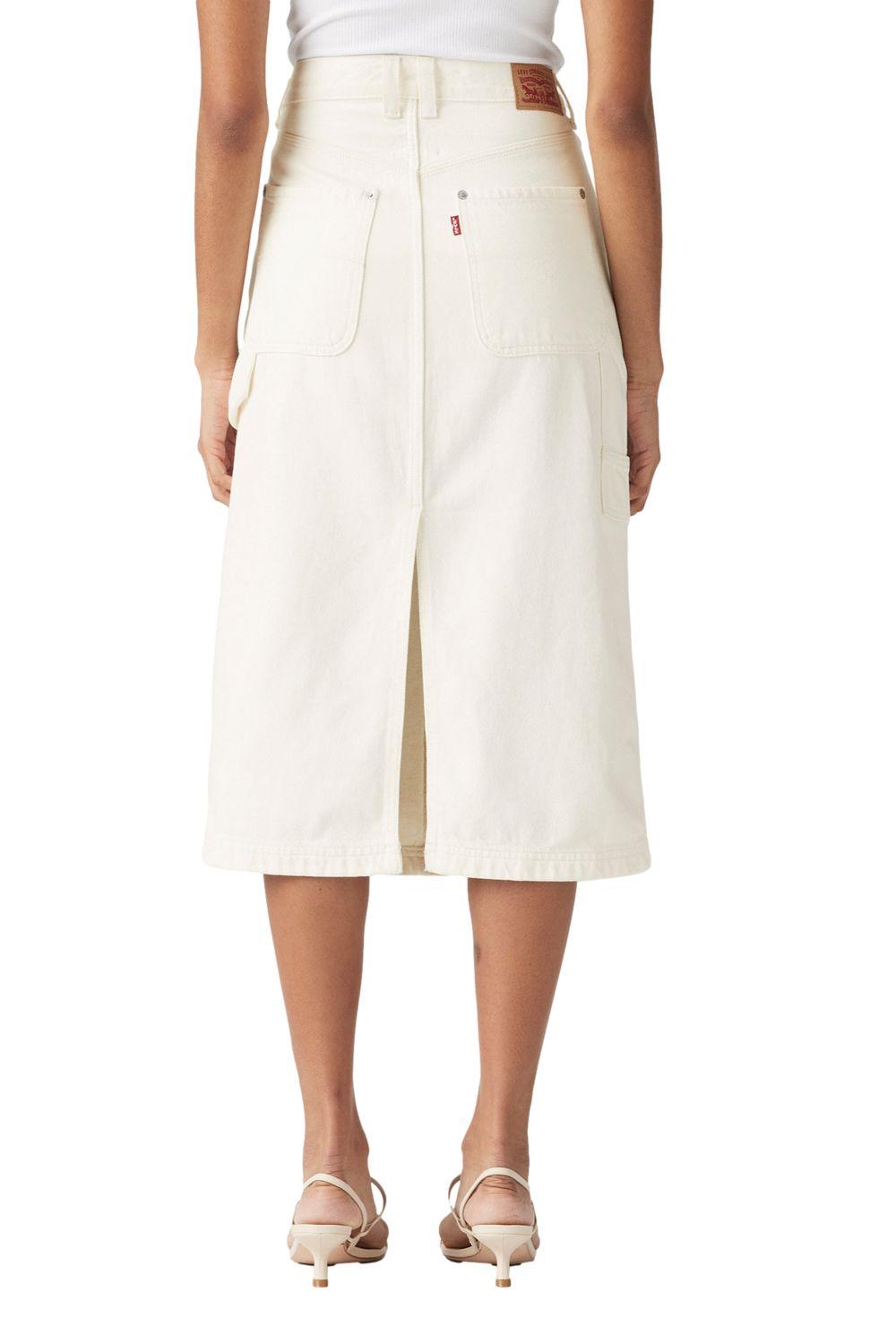 Falda Mujer Back Slit Skirt Blanco Levis 001VL-0002-2