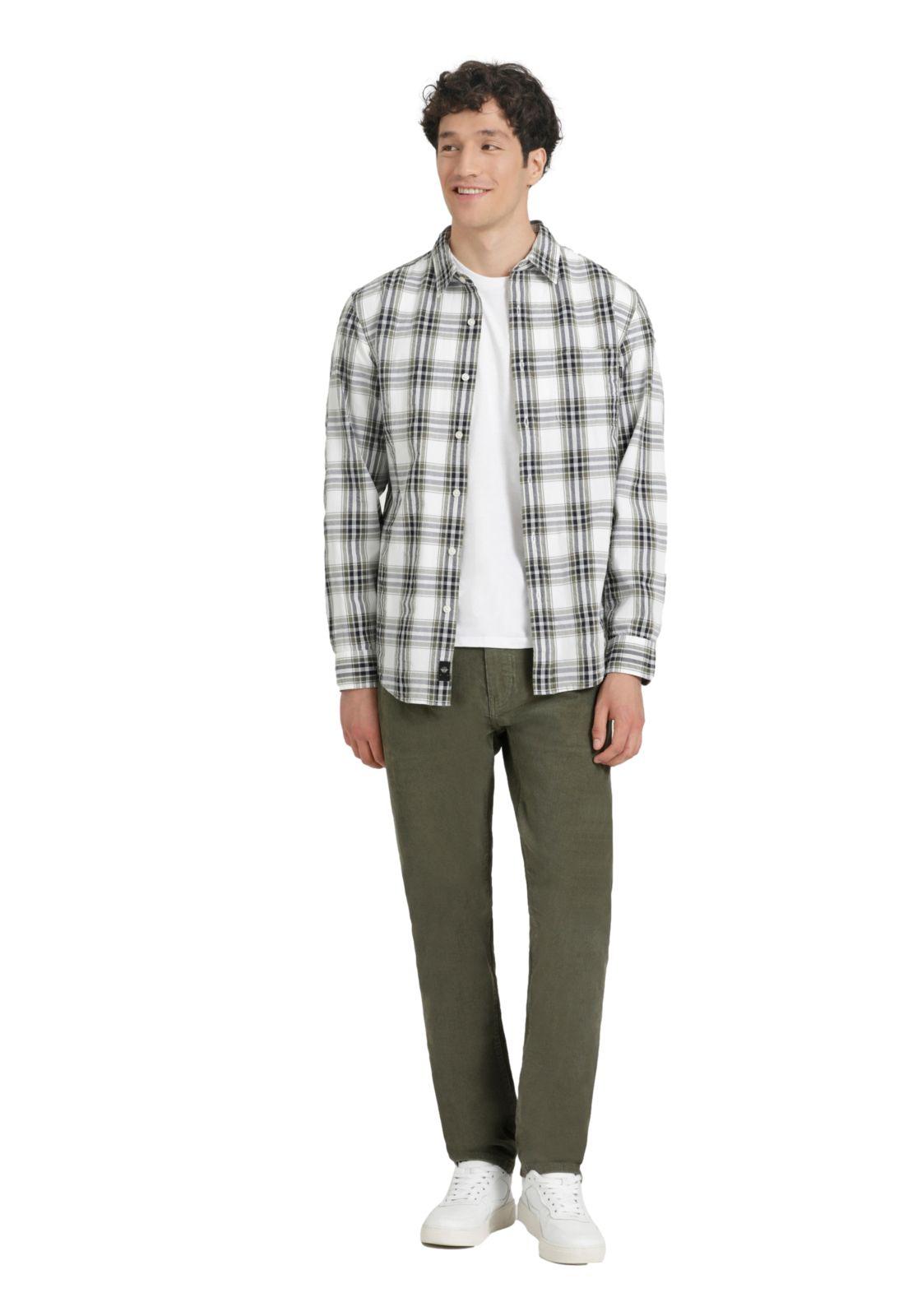 Camisa Hombre Original Button Up Regular Fit Verde-3