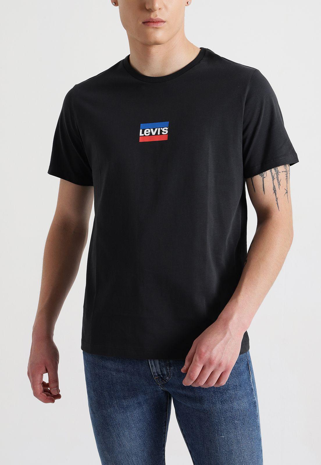 Polera Hombre Regular Fit Gráfica Negra Levis 22491-1291-0