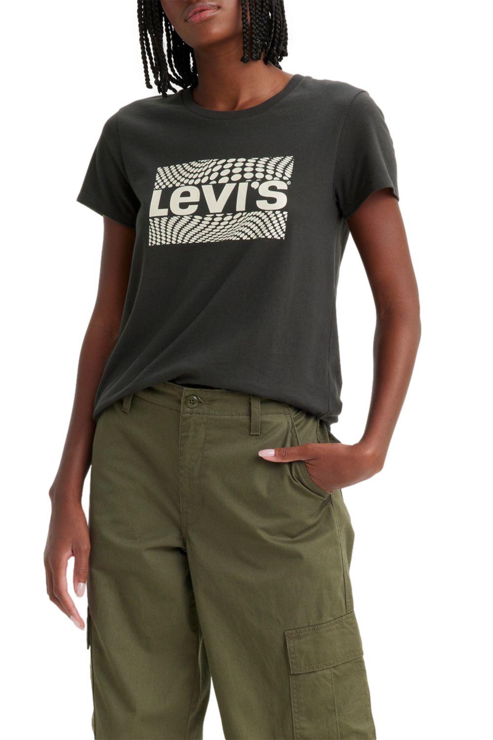 Polera Mujer Perfect con logo Sportswear Negro Levis 17369-2107-0