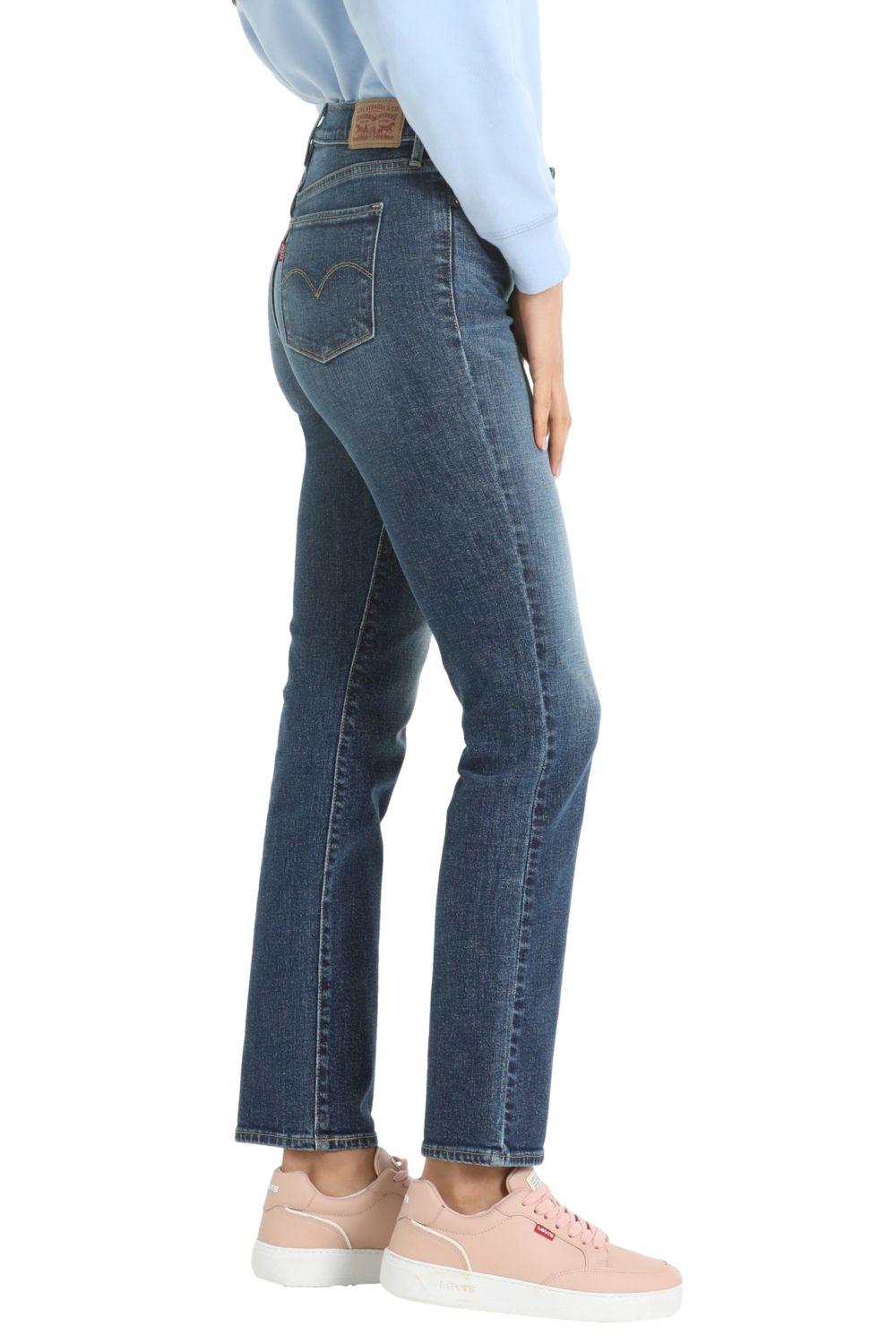 Jeans Mujer 314 Shaping Straight Azul Levis 19631-0222-1