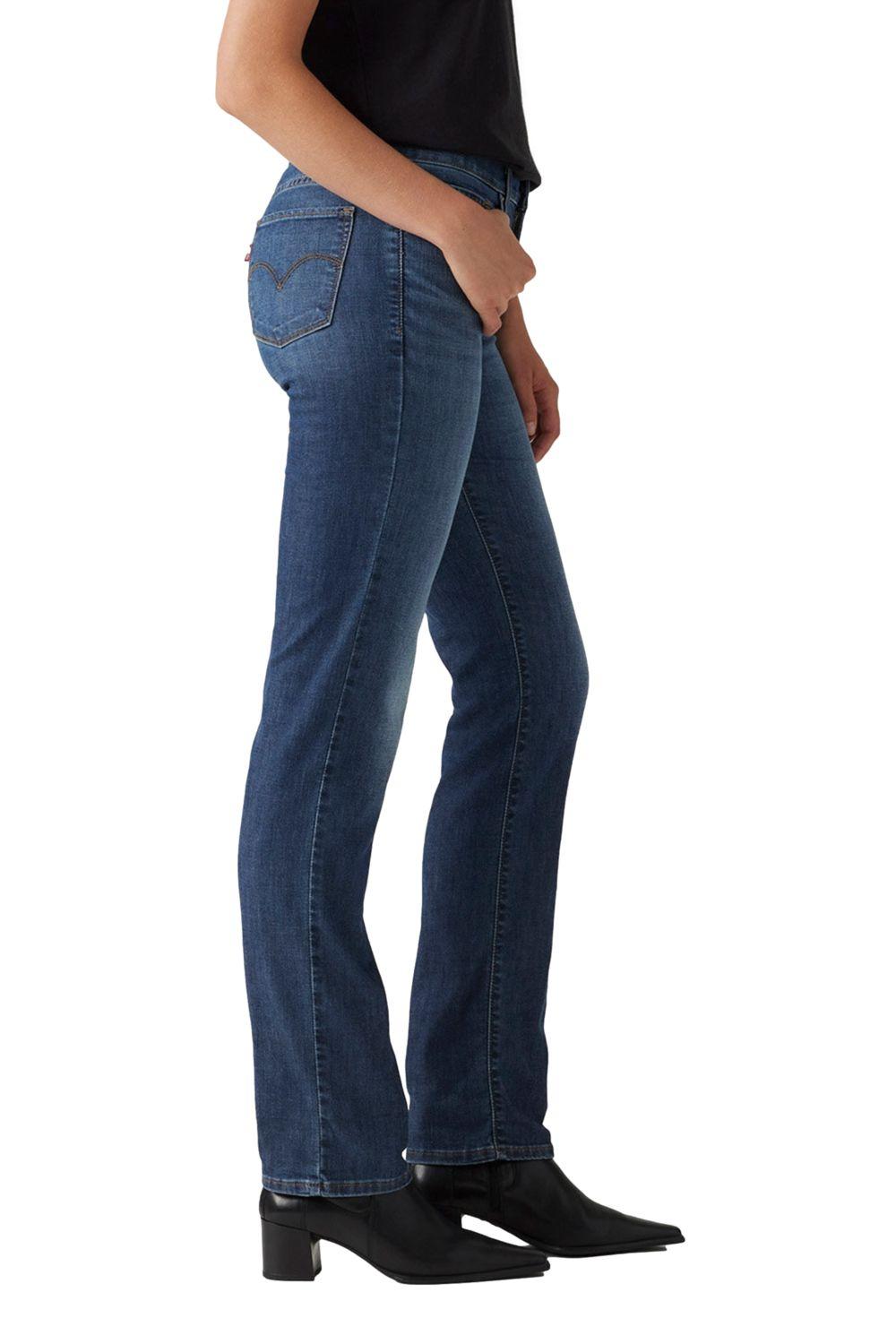 Jeans Mujer 314 Shaping Straight Azul Levis 19631-0234-1
