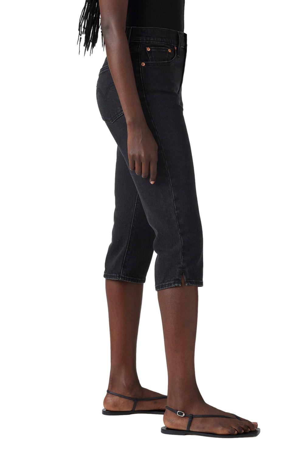 Jeans Mujer Wedgie Capri Negro Levis 003NI-0000-1