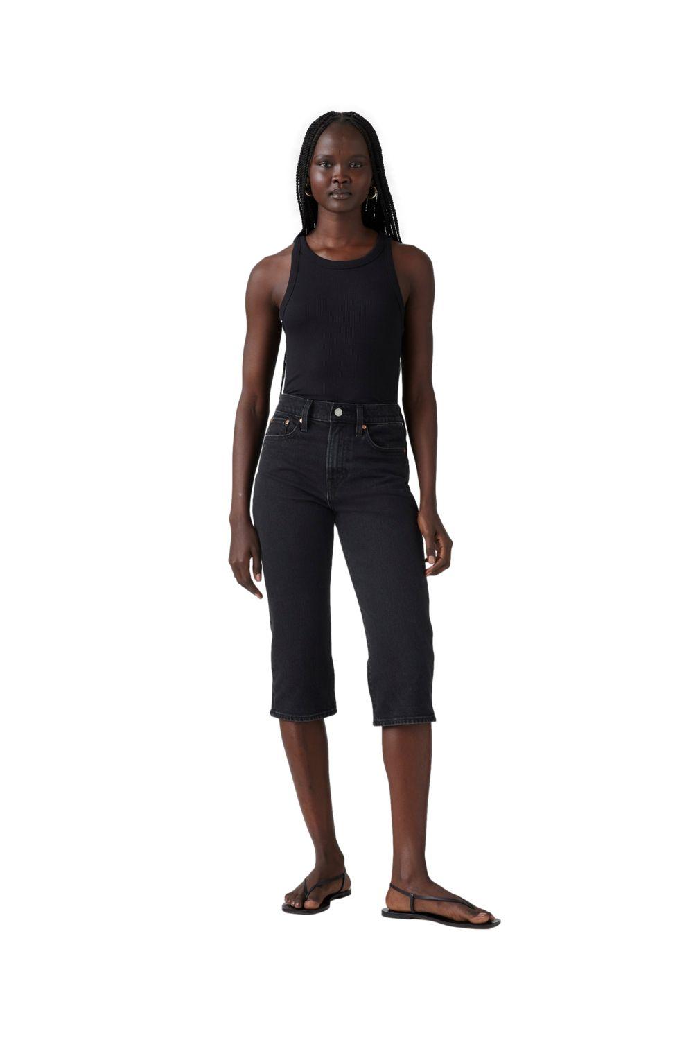 Jeans Mujer Wedgie Capri Negro Levis 003NI-0000-3