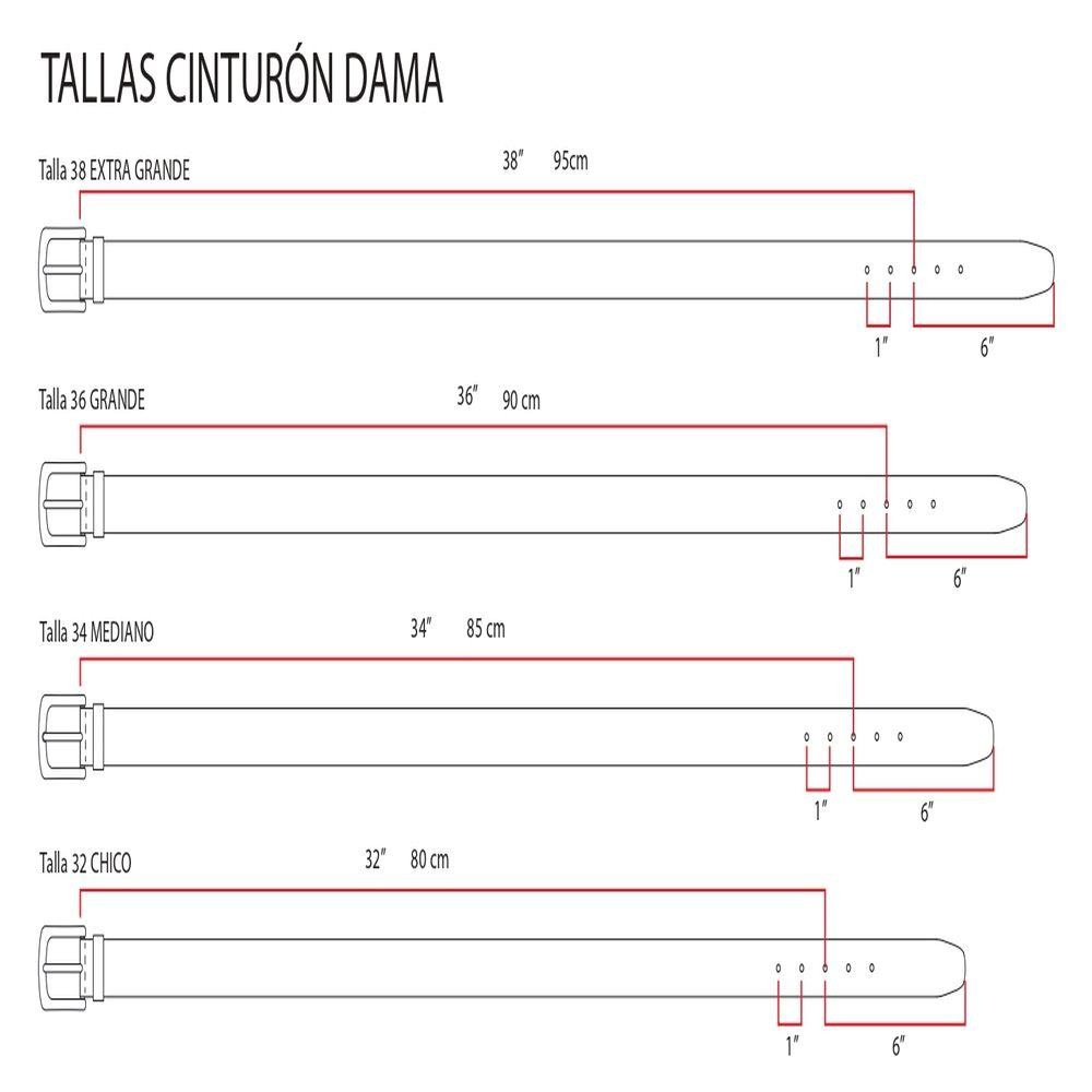 Cinturón Mujer Una Cara Café Levis 87519-0153-4