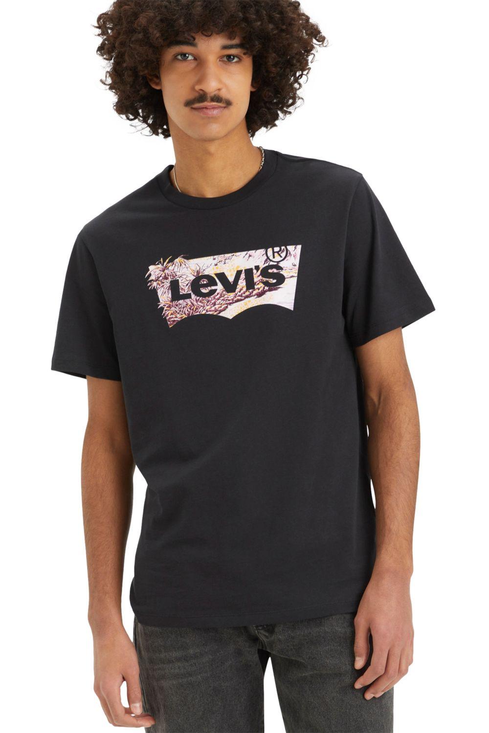 Polera Hombre Graphic Crewneck Tee Negro Levis 22491-1589-2