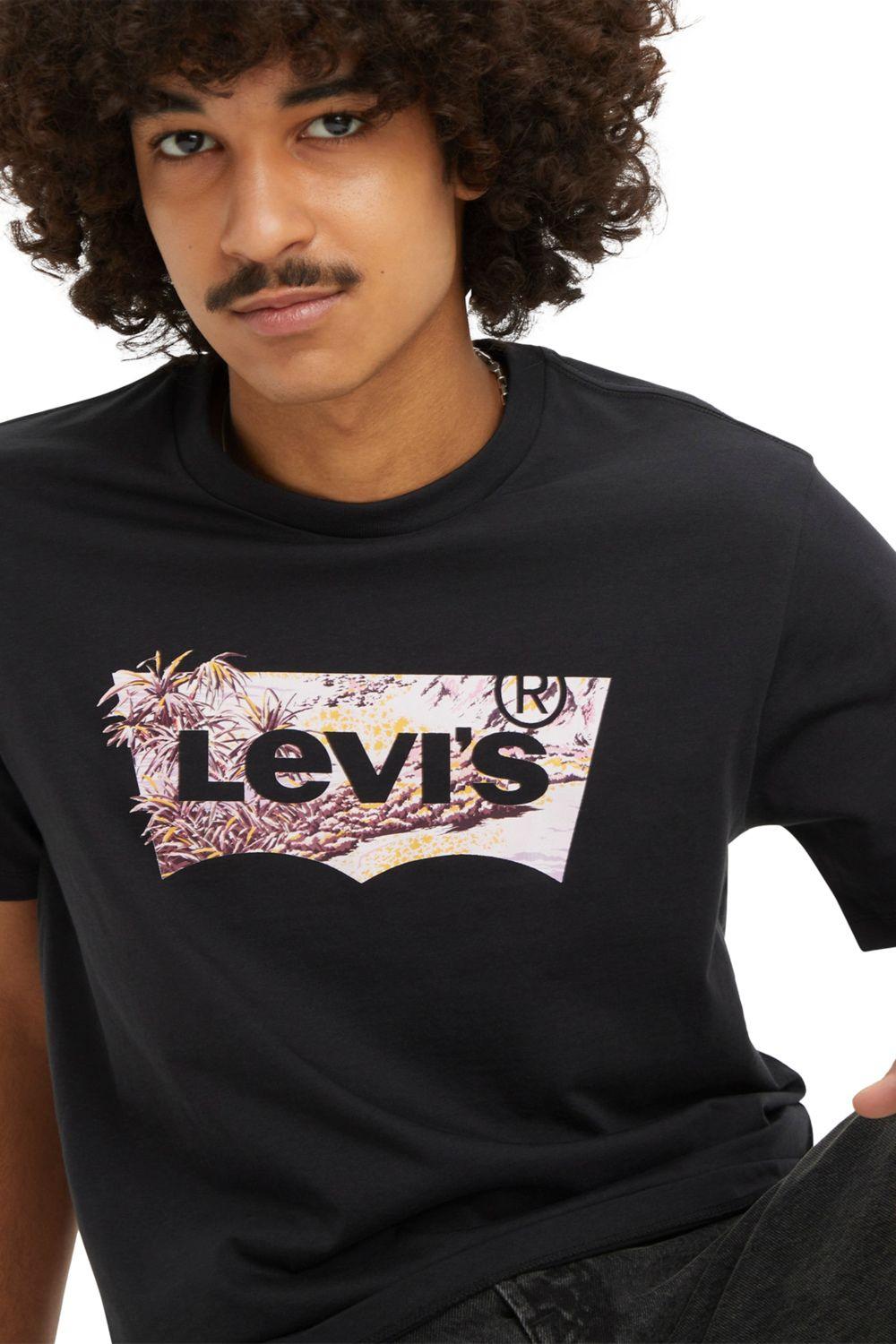 Polera Hombre Graphic Crewneck Tee Negro Levis 22491-1589-3