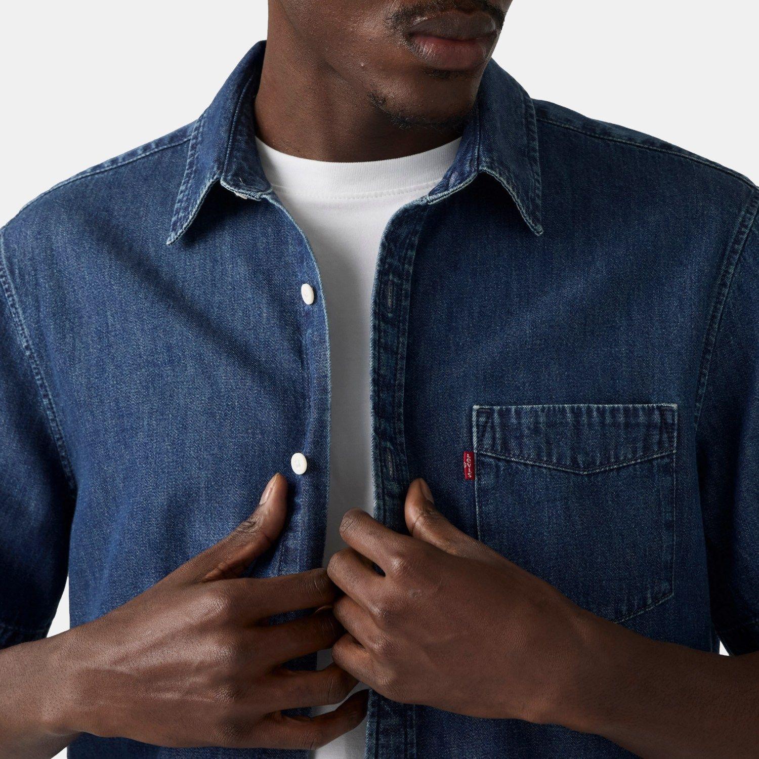 Camisa Hombre Classic 1 Pkt Standrd Azul Levis 86627-0307-3