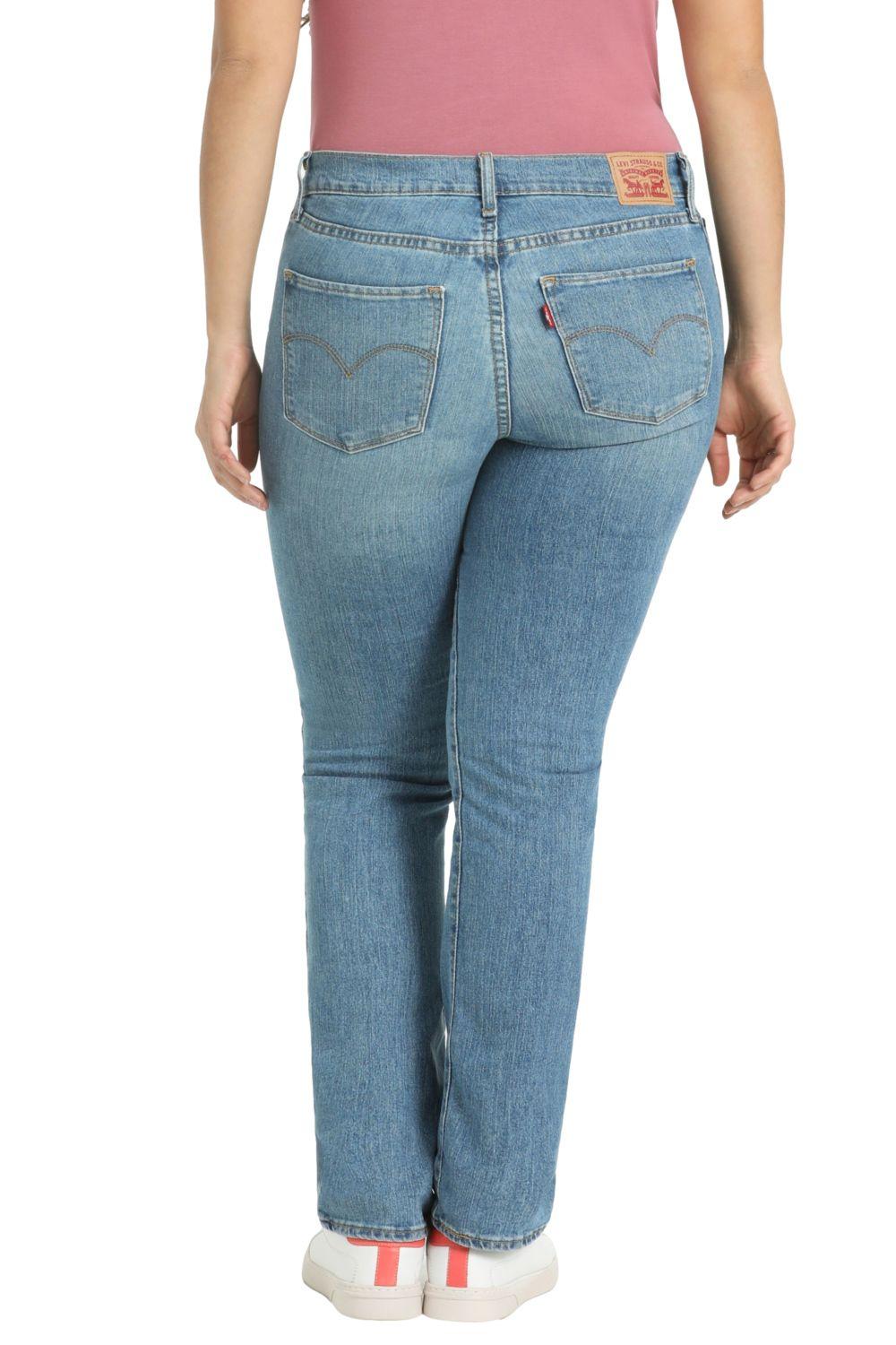 Jeans Mujer 314 Shaping Straight Celeste Levis 19631-0223-2