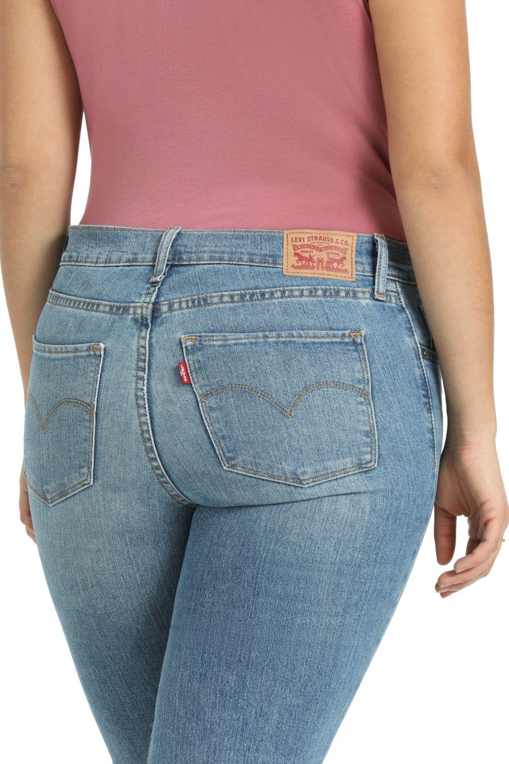 Jeans Mujer 314 Shaping Straight Celeste Levis 19631-0223-4