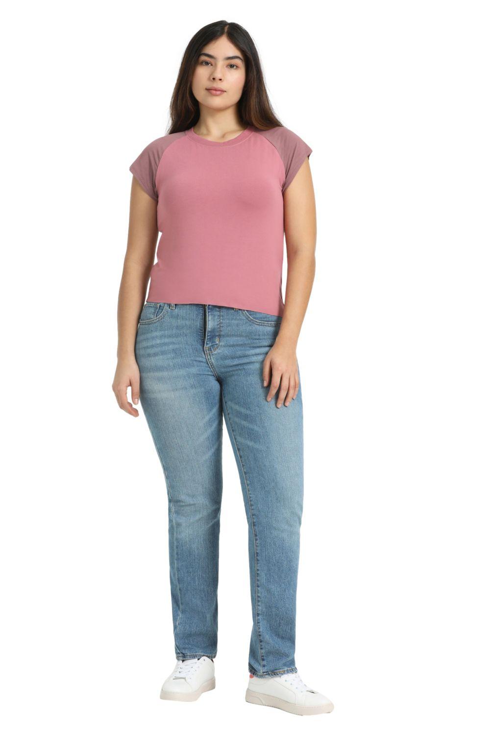 Jeans Mujer 314 Shaping Straight Celeste Levis 19631-0223-3