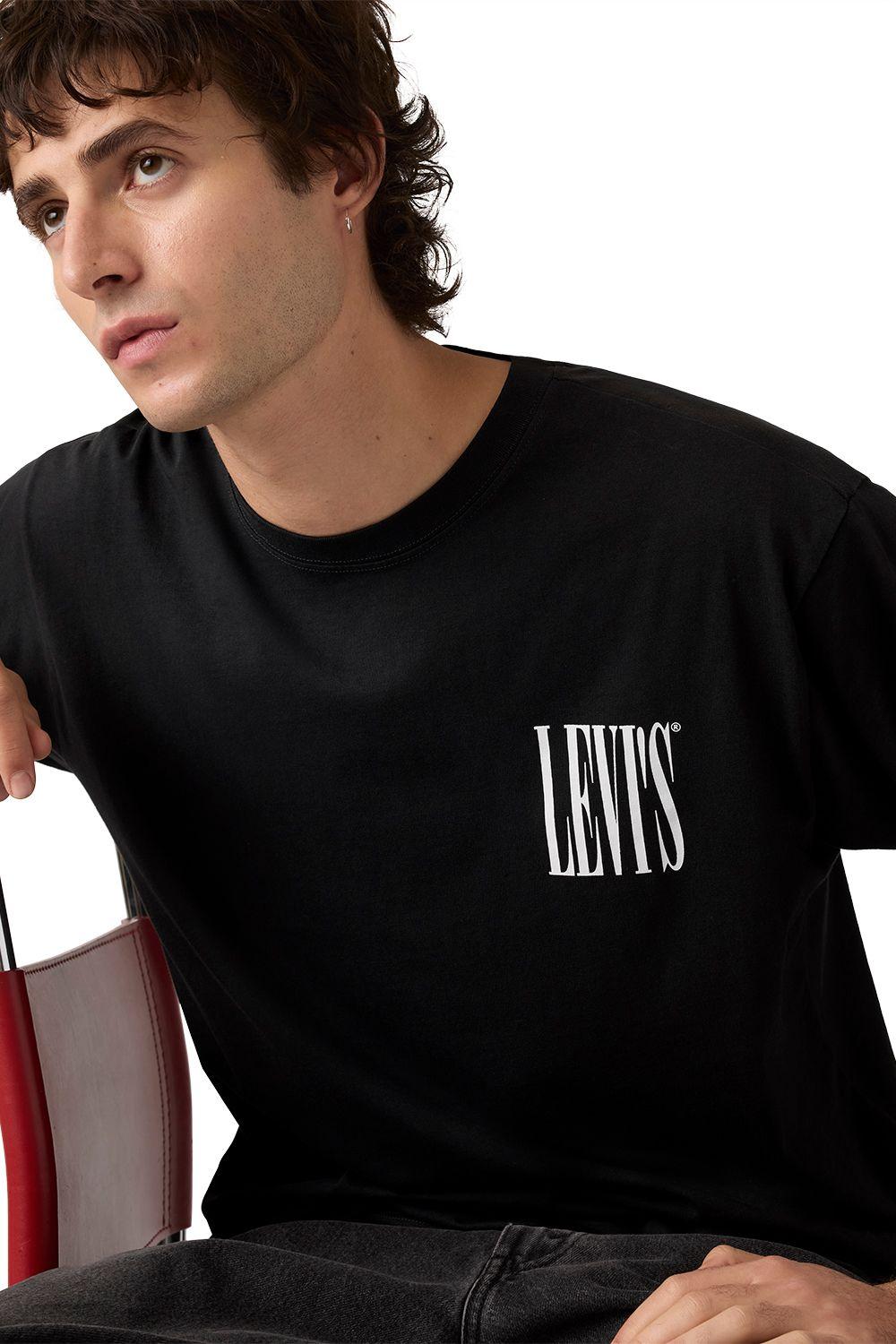 Polera Hombre Vintage Fit Graphic Tee Negro Levis 87373-0397-3