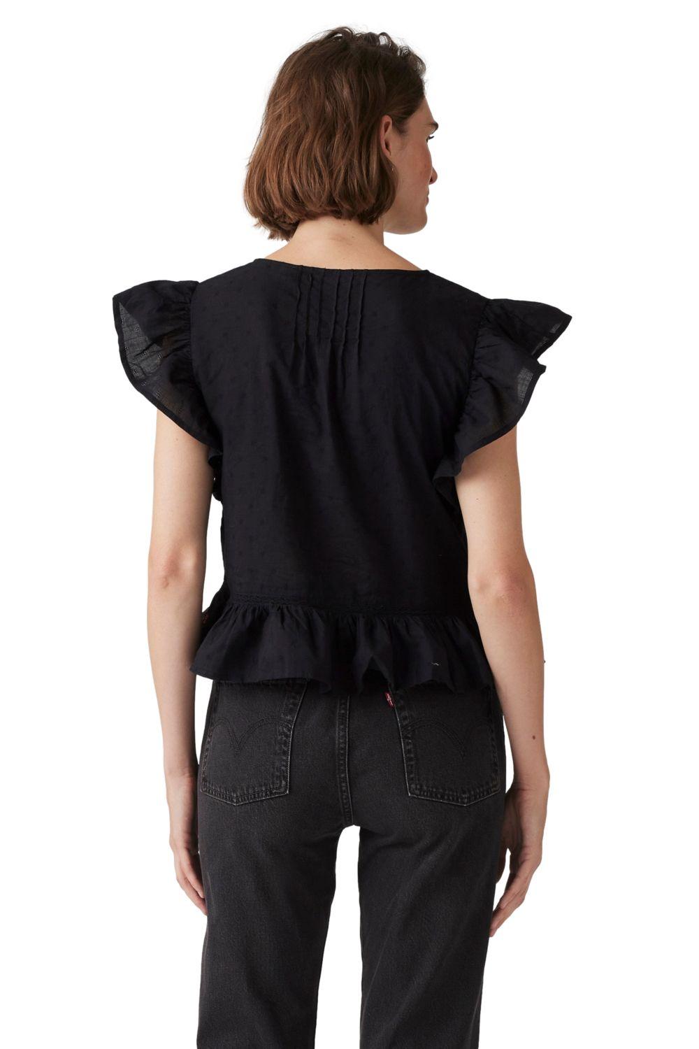 Blusa Mujer Aniston Blouse Negro Levis 001SH-0001-1