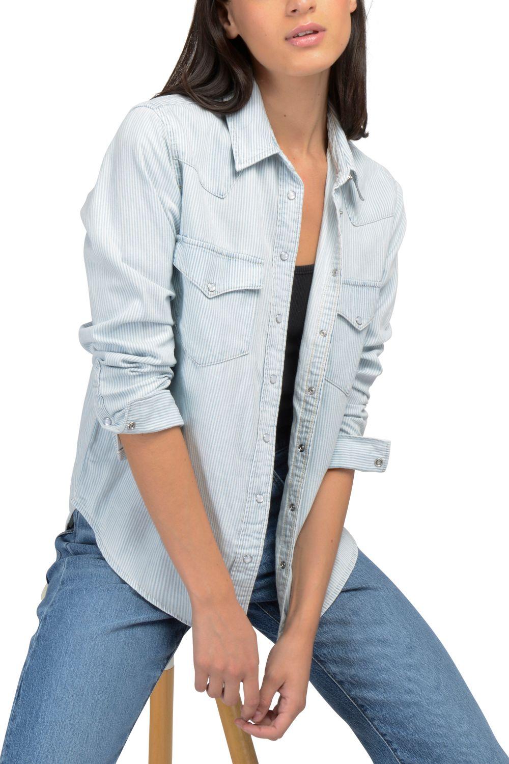 Camisa Mujer Western Azul Levis 86832-0016-3