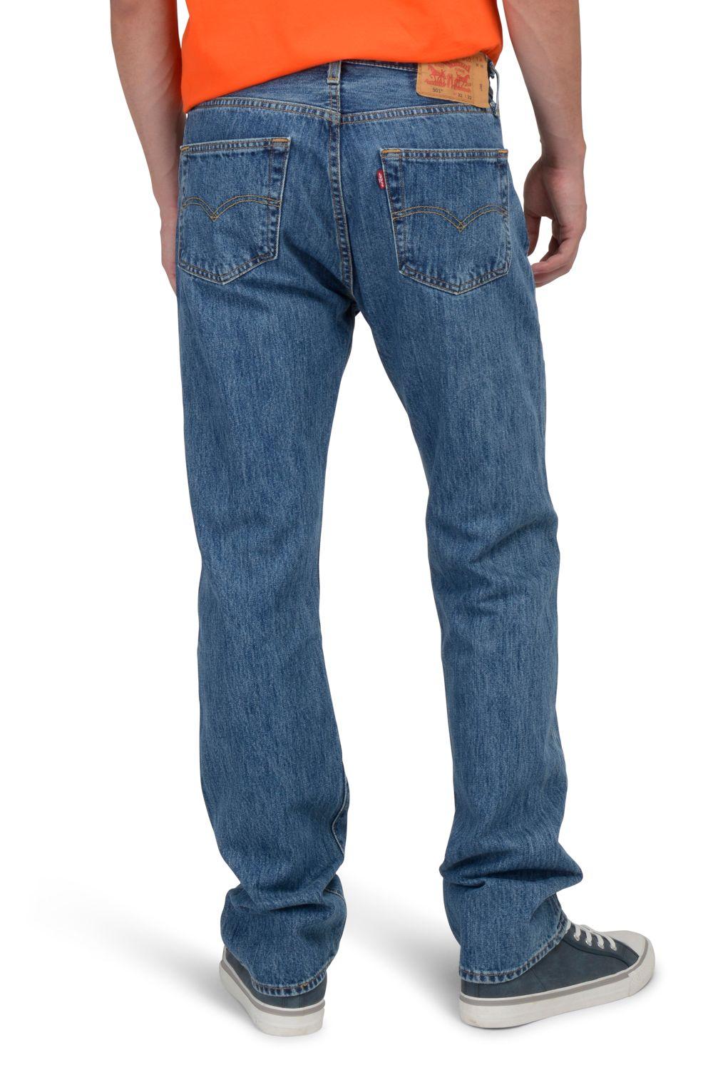 Jeans Hombre 501 Original Fit Azul Medio Levis 00501-0193-2