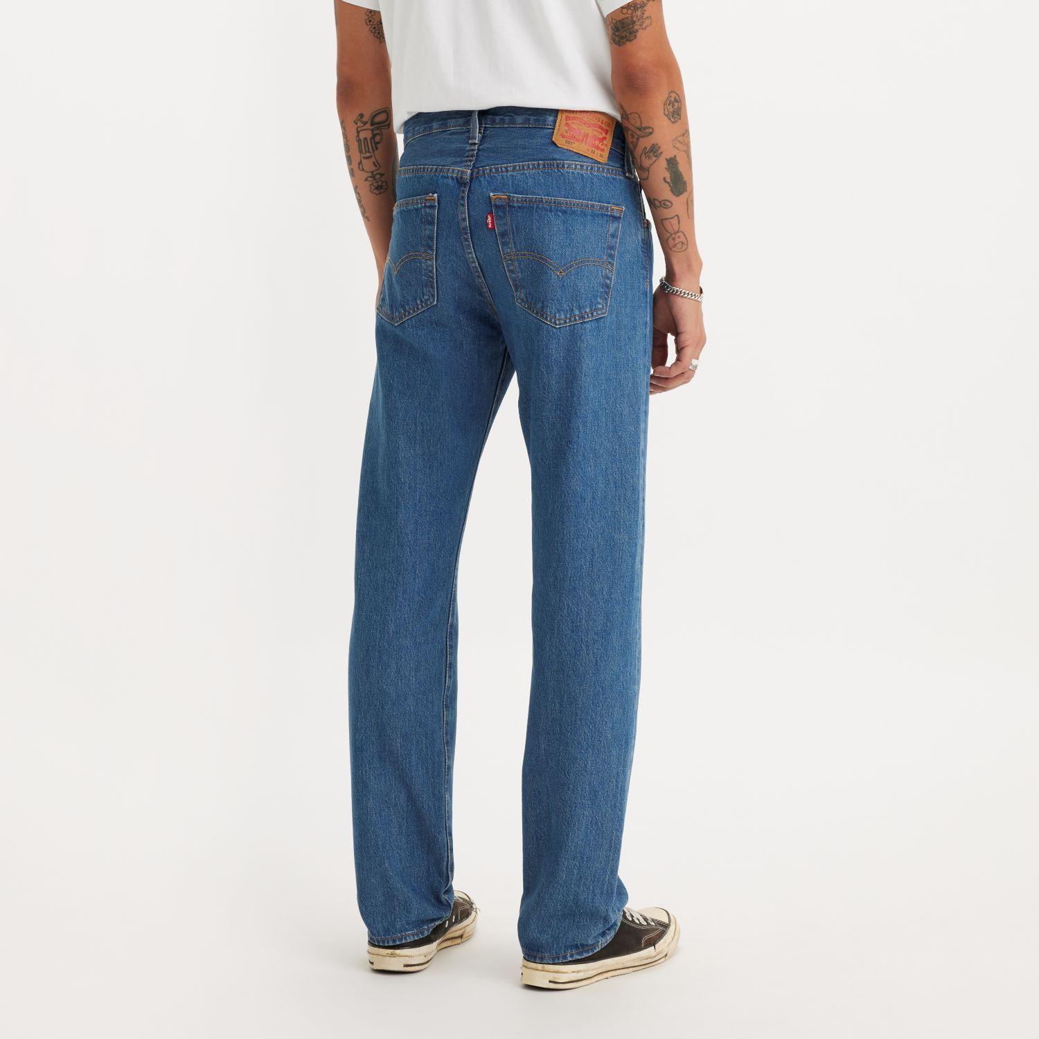 Jeans Hombre 501 Original Fit Azul Medio Levis 00501-0193-2