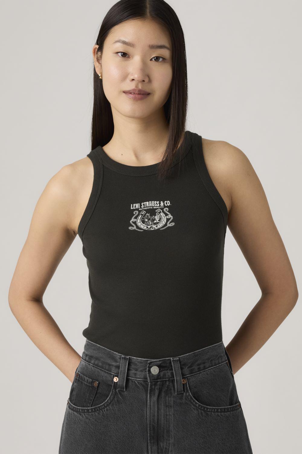 Polera Mujer Essential Racer Tank Negro Levis 003QP-0004-2