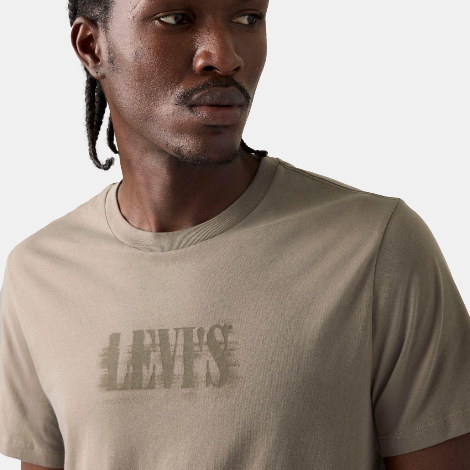 Polera Hombre Graphic Crewneck Tee Café Levis 22491-2180-3