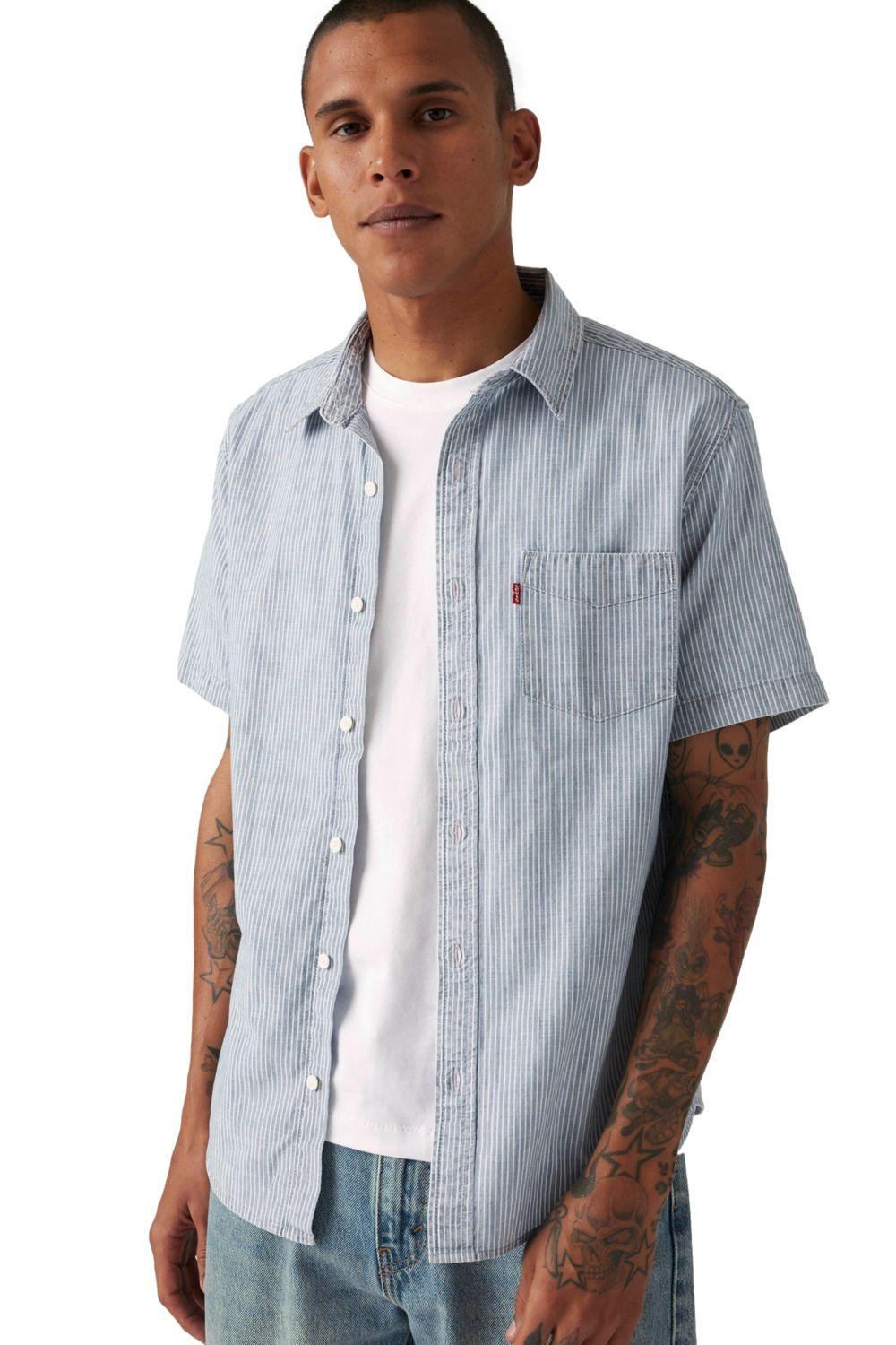 Camisa Hombre Pocket Standard Celeste Levis 86627-0273-3