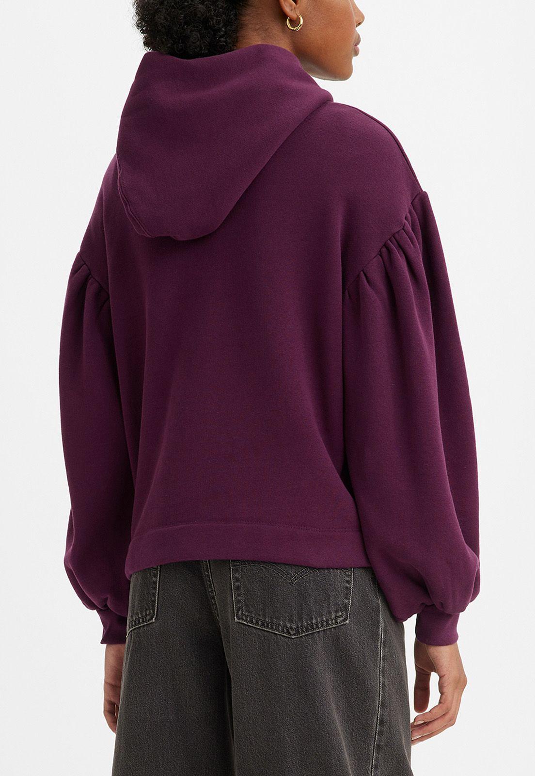 Polerón Mujer con Capucha Burdeo Levis A4758-0002-1