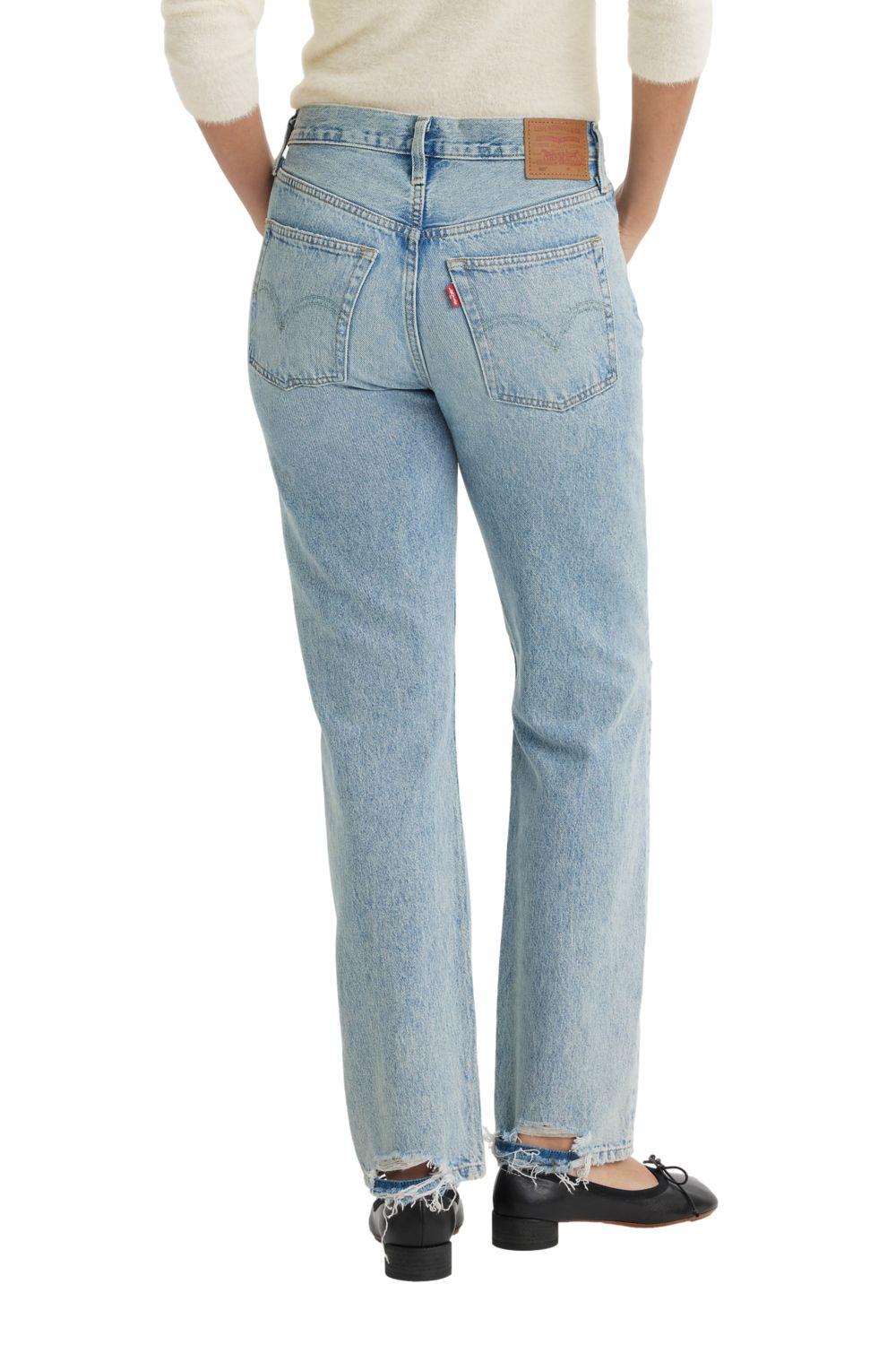 Jeans Mujer 501 Original Fit Azul Levis 12501-0500-2