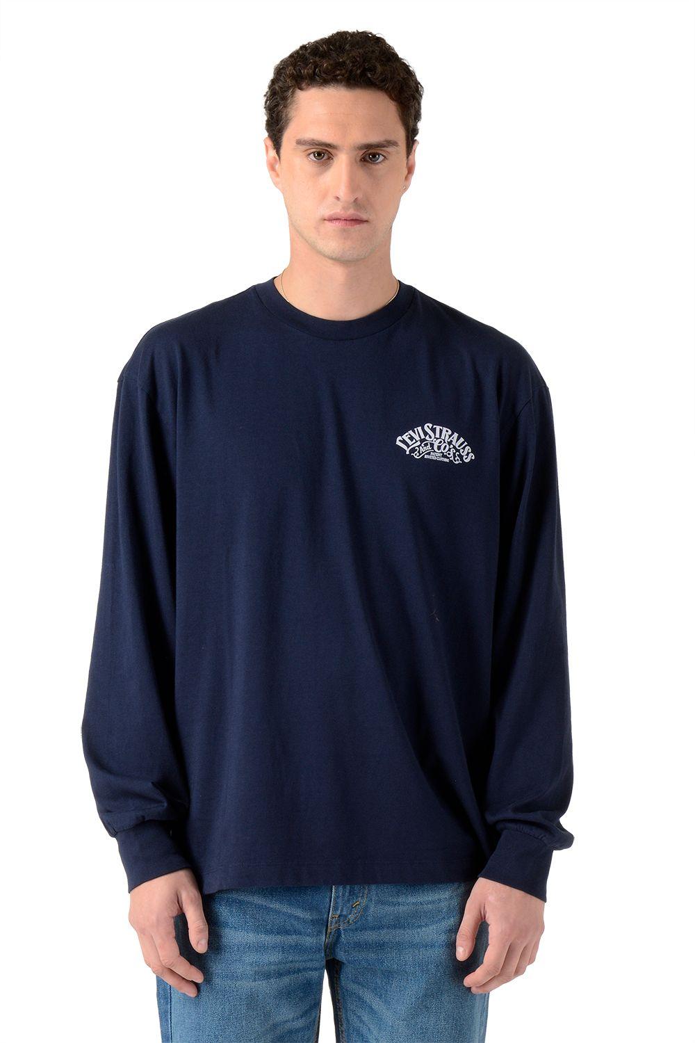 Polerón Hombre Graphic Relaxed Azul Levis A6145-0055-0