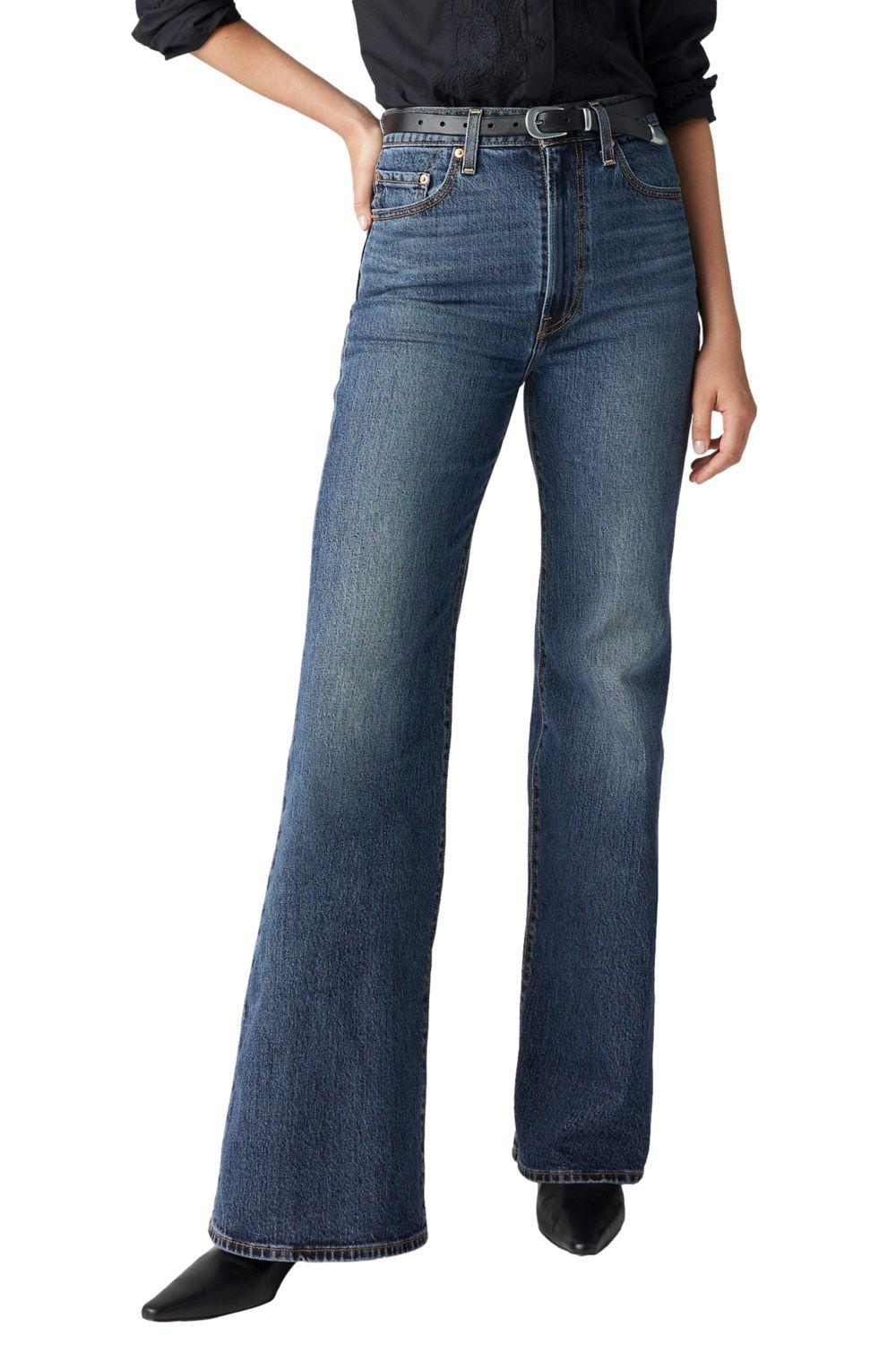Jeans Mujer Ribcage Bells Azul Levis A7503-0019-0