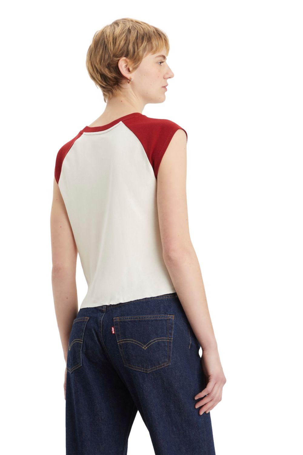 Polera Mujer Regular Fit Blanco Levis A8871-0004-2