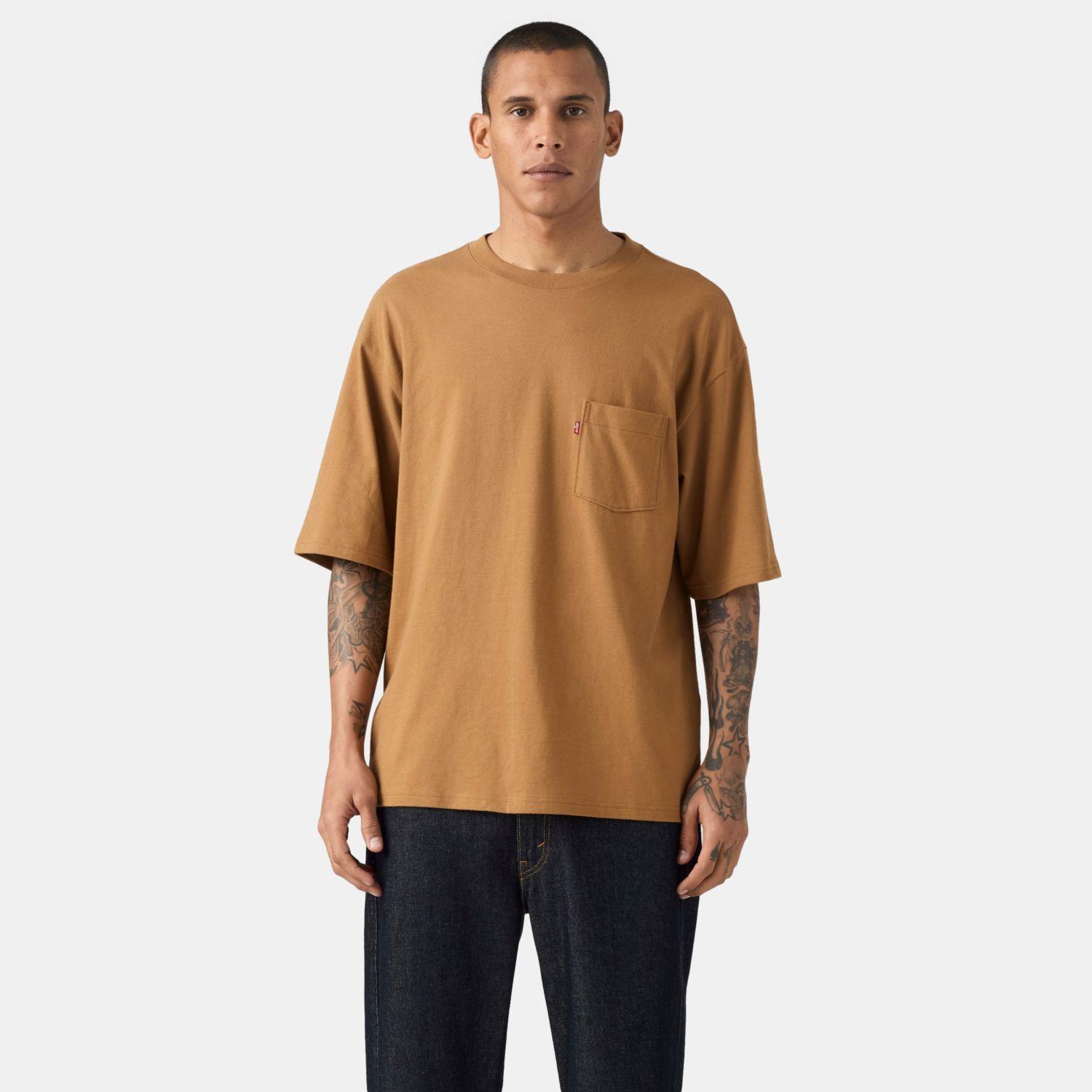 Polera Hombre Half Slv Pkt Tee Café Levis 005OB-0012-0