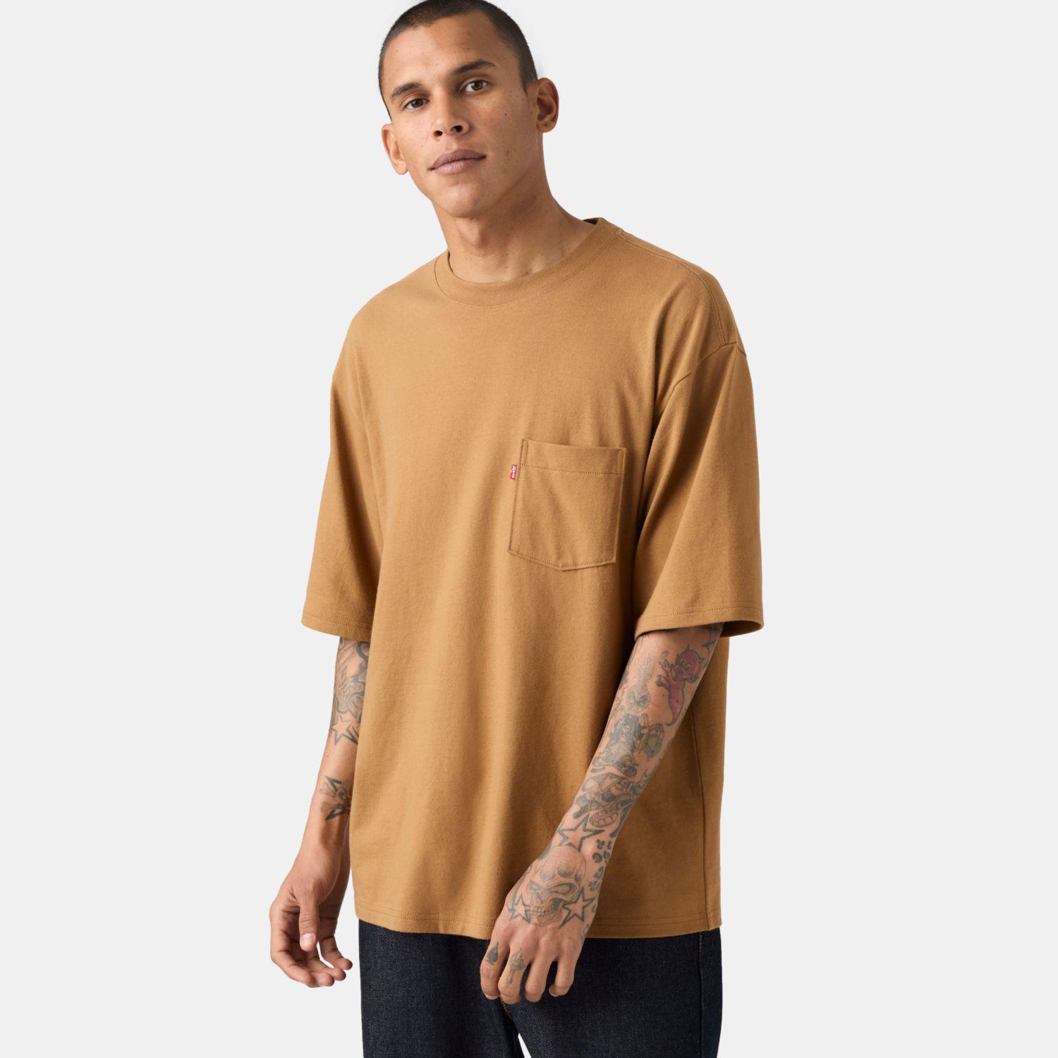 Polera Hombre Half Slv Pkt Tee Café Levis 005OB-0012-2
