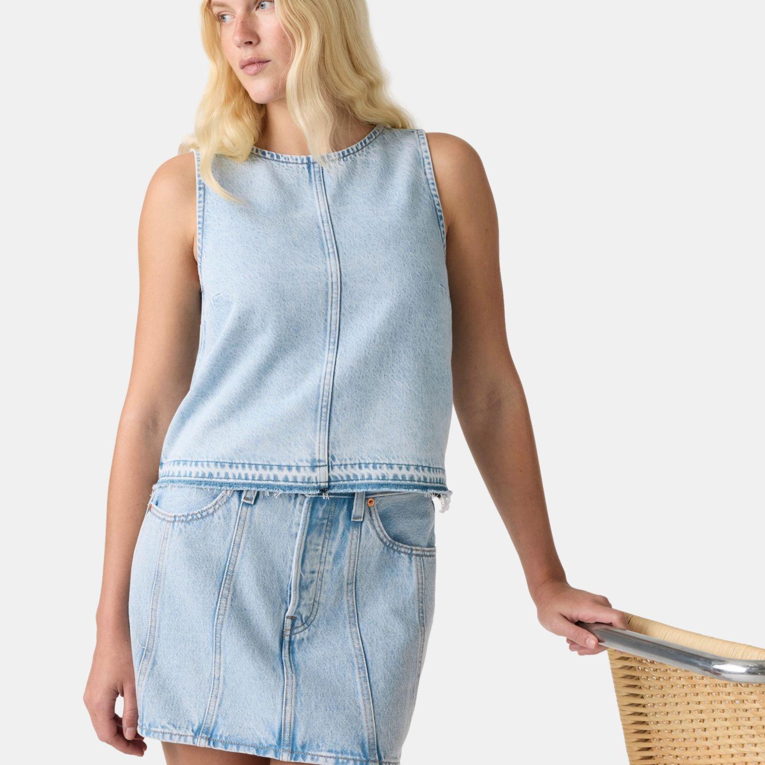 Blusa Mujer Denim Shell Azul Levis 0082R-0000-3