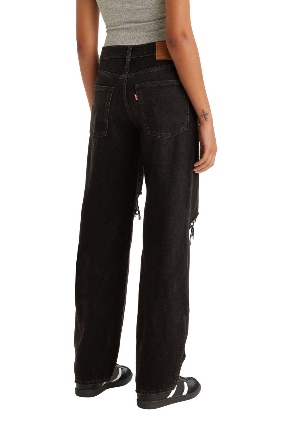 Jeans Mujer Baggy Dad Negro Levis A3494-0018-1