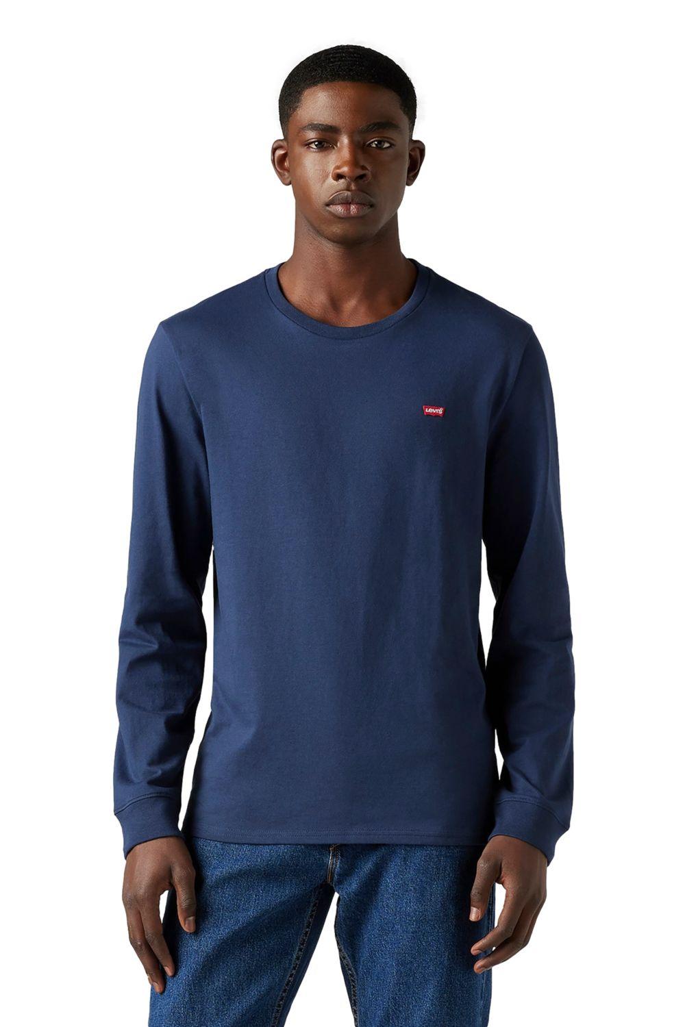 Polera Hombre Original Hm Tee Azul Levis 72848-0001-0