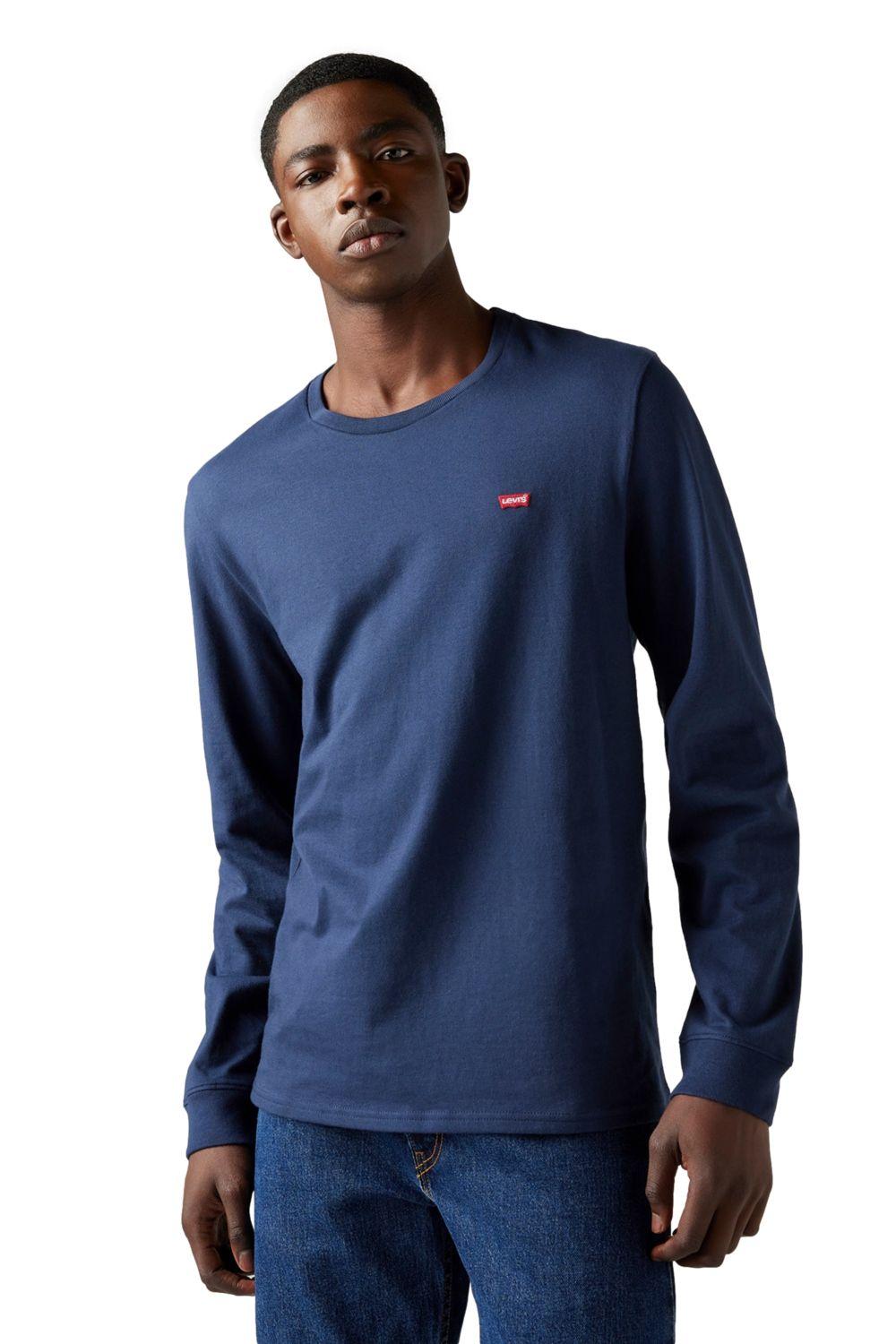 Polera Hombre Original Hm Tee Azul Levis 72848-0001-2