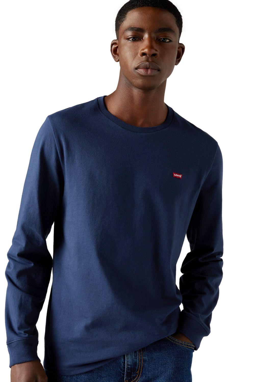 Polera Hombre Original Hm Tee Azul Levis 72848-0001-3