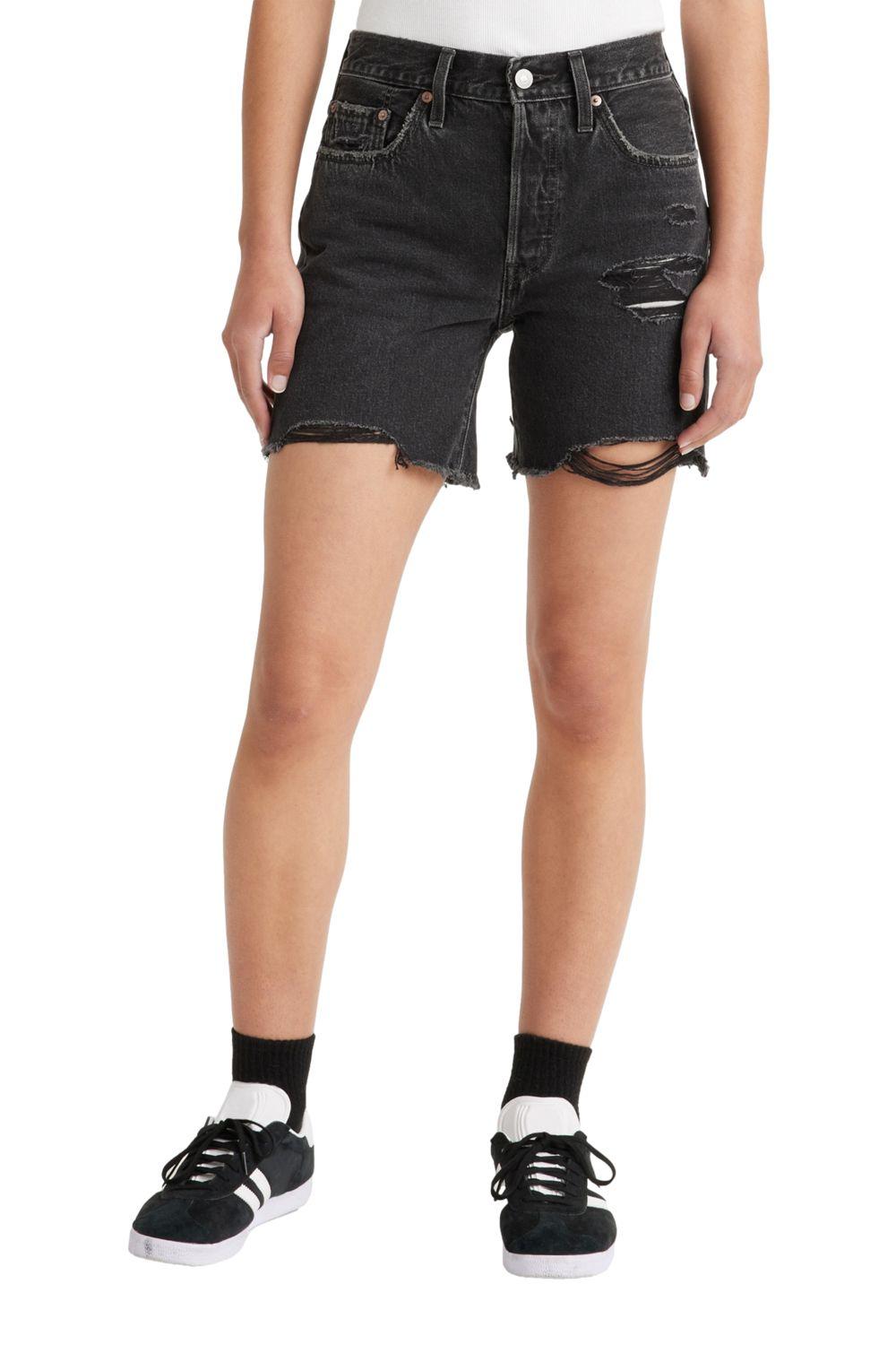 Shorts Mujer 501 Mid Thigh Negro Levis 85833-0038-0