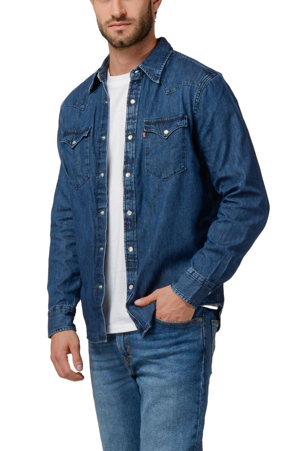 Camisa Hombre Regular Classic Western Azul Levis 85745-0073-3