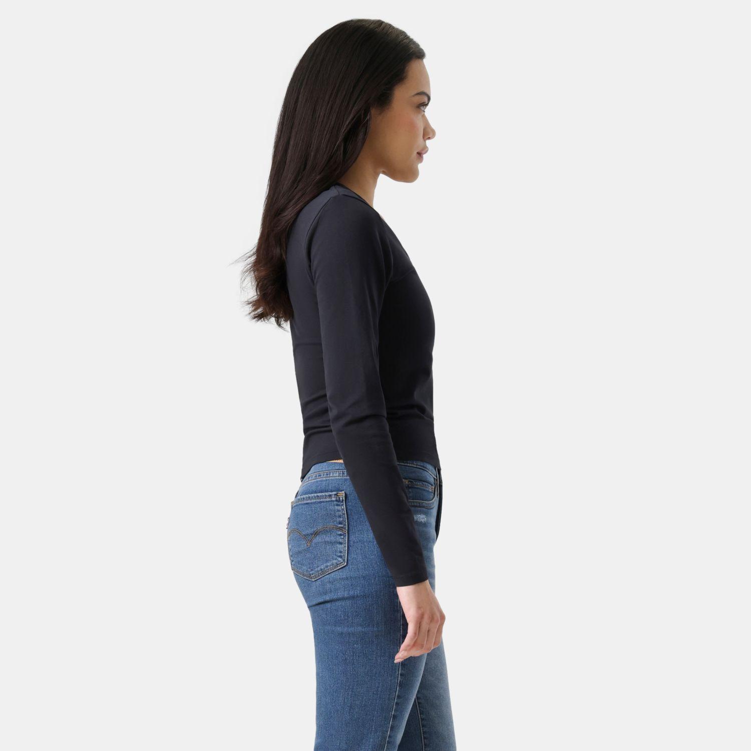 Polera Mujer Gigi Scoop Neck Negro Levis 005JI-0001-1